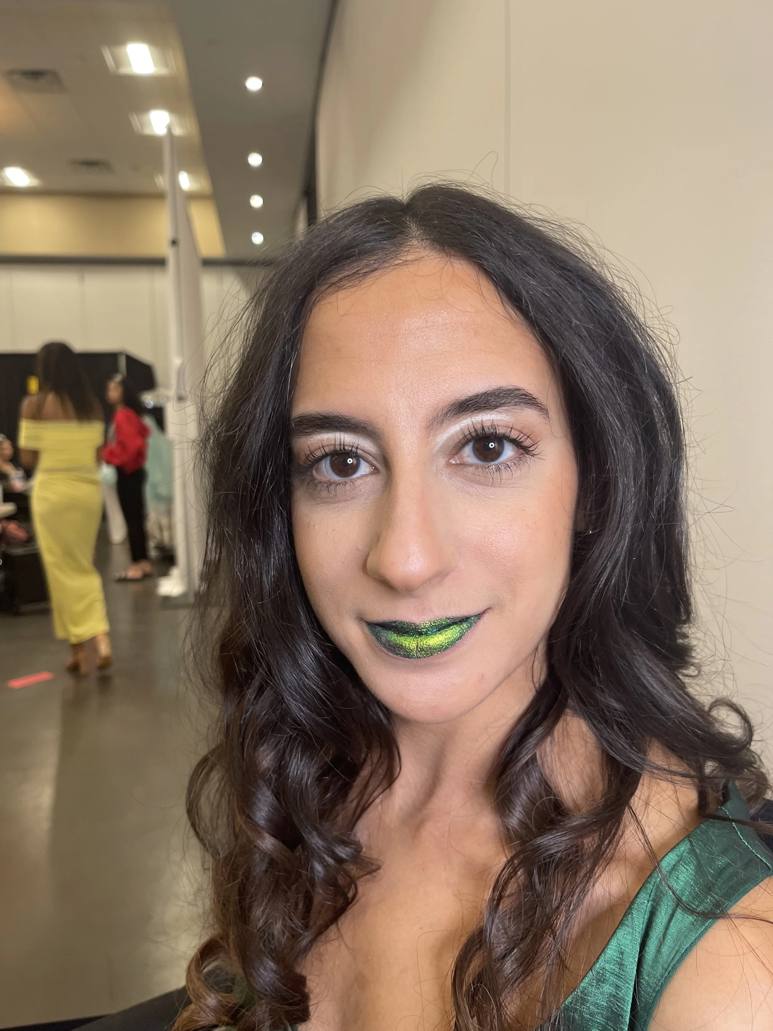 Fashion show makeup