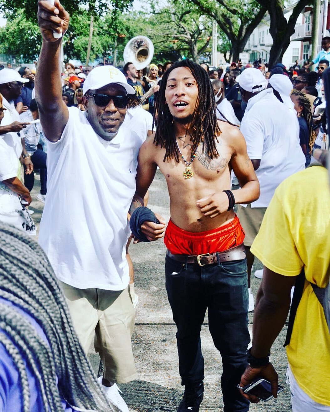 Perfect Gentleman Second Line New Orleans Father&rsquo;s Day 2021 @charleslovellart #neworleans #colorphotography #secondlinesunday #secondline #secondlinesundays #perfctgentleman