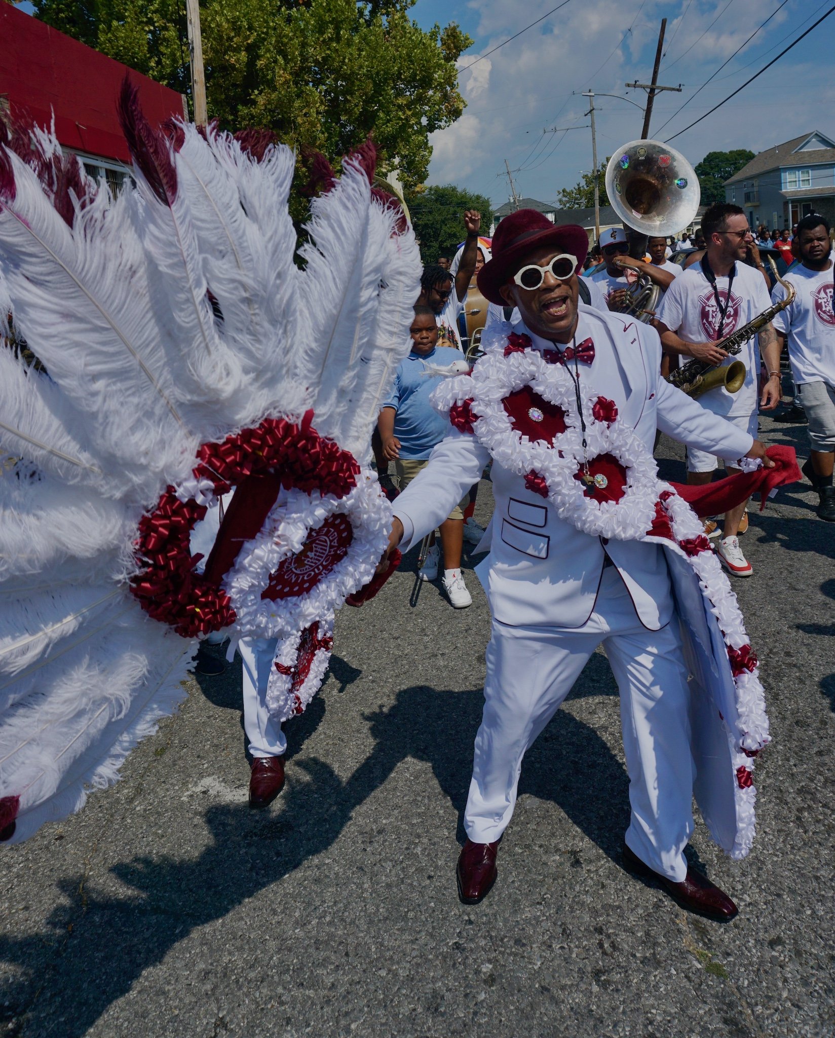 Young Men Olympian Junior Benevolent Association Second Line, New Orleans, 2023