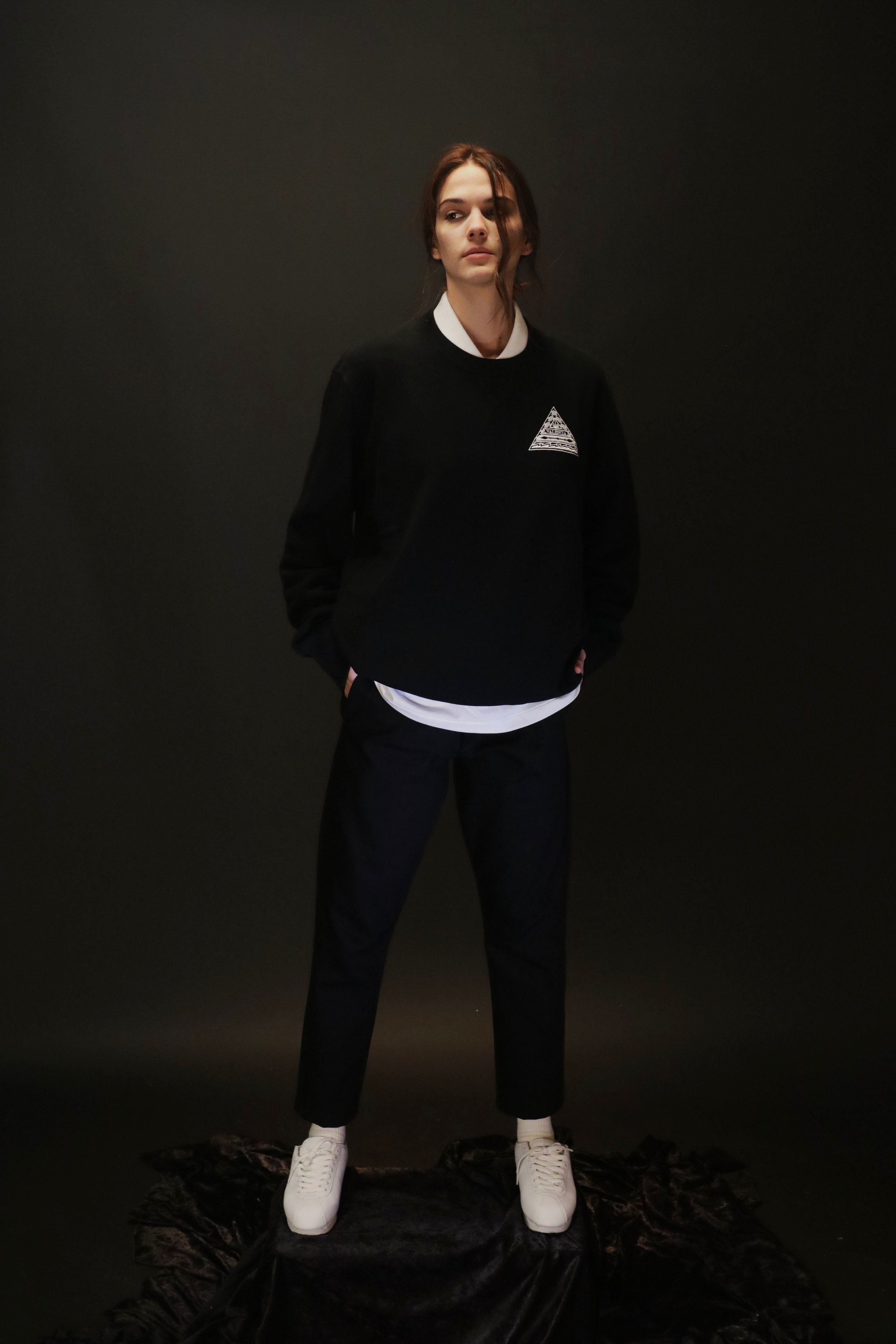 VALENCIA UNIFORM CREWNECK SWEATER