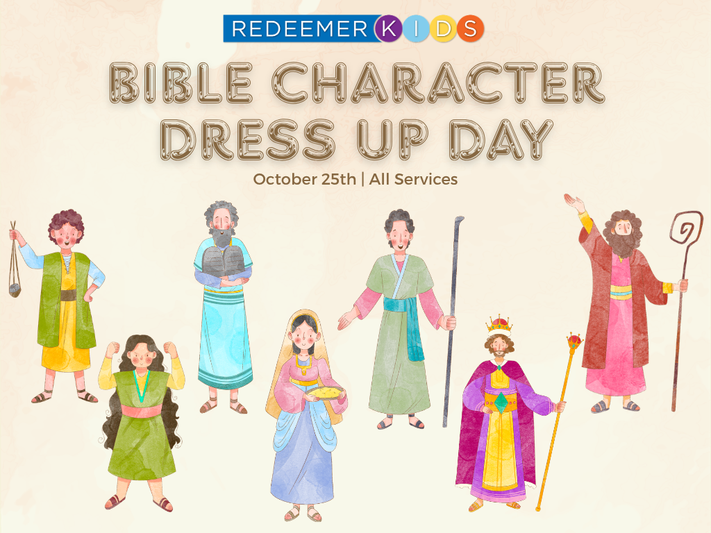 RedeemerKIDS Bible Character Dress Up Day