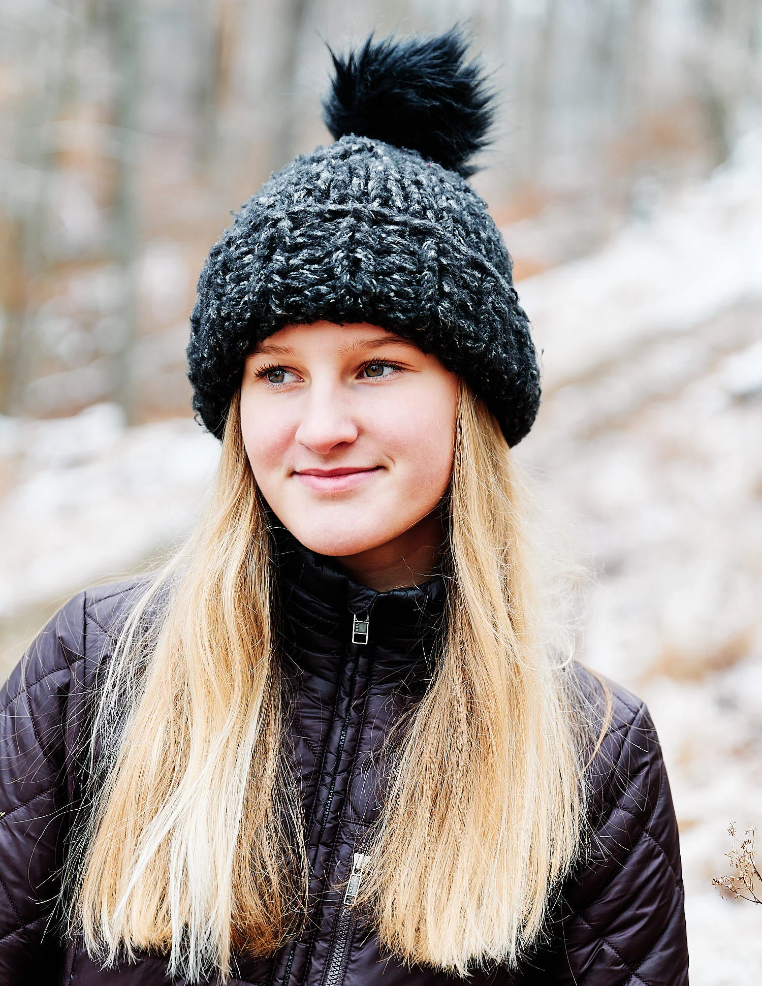  High School Senior pictures in the snow is more fun than you can imagine. Let;s hike deep into the woods and get most sinister and mysterious photos while the winter lasts. February 2021 rocks. 