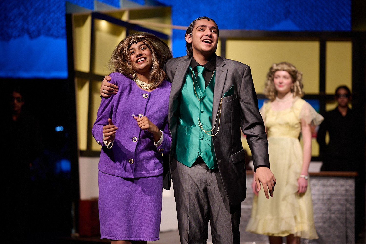  SEWICKLEY, PA, USA - MARCH 2ND 2022: High School students of Sewickley Academy are performing in an annual musical show “Urinetown” running on March 3rd-5th 2022. Ibrahim Khan 