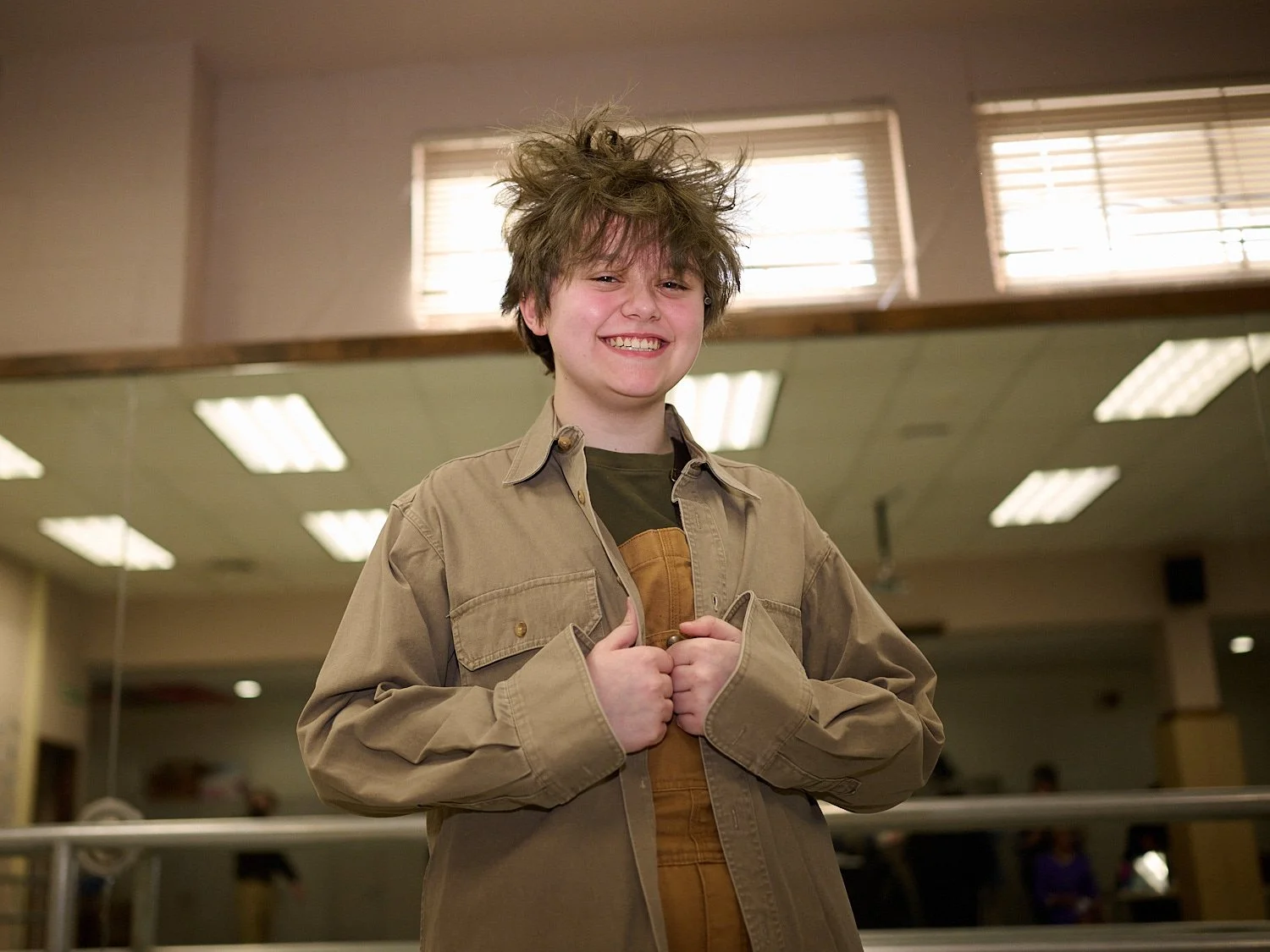  SEWICKLEY, PA, USA - MARCH 2ND 2022: High School students of Sewickley Academy are performing in an annual musical show “Urinetown” running on March 3rd-5th 2022. Kayla Hall 