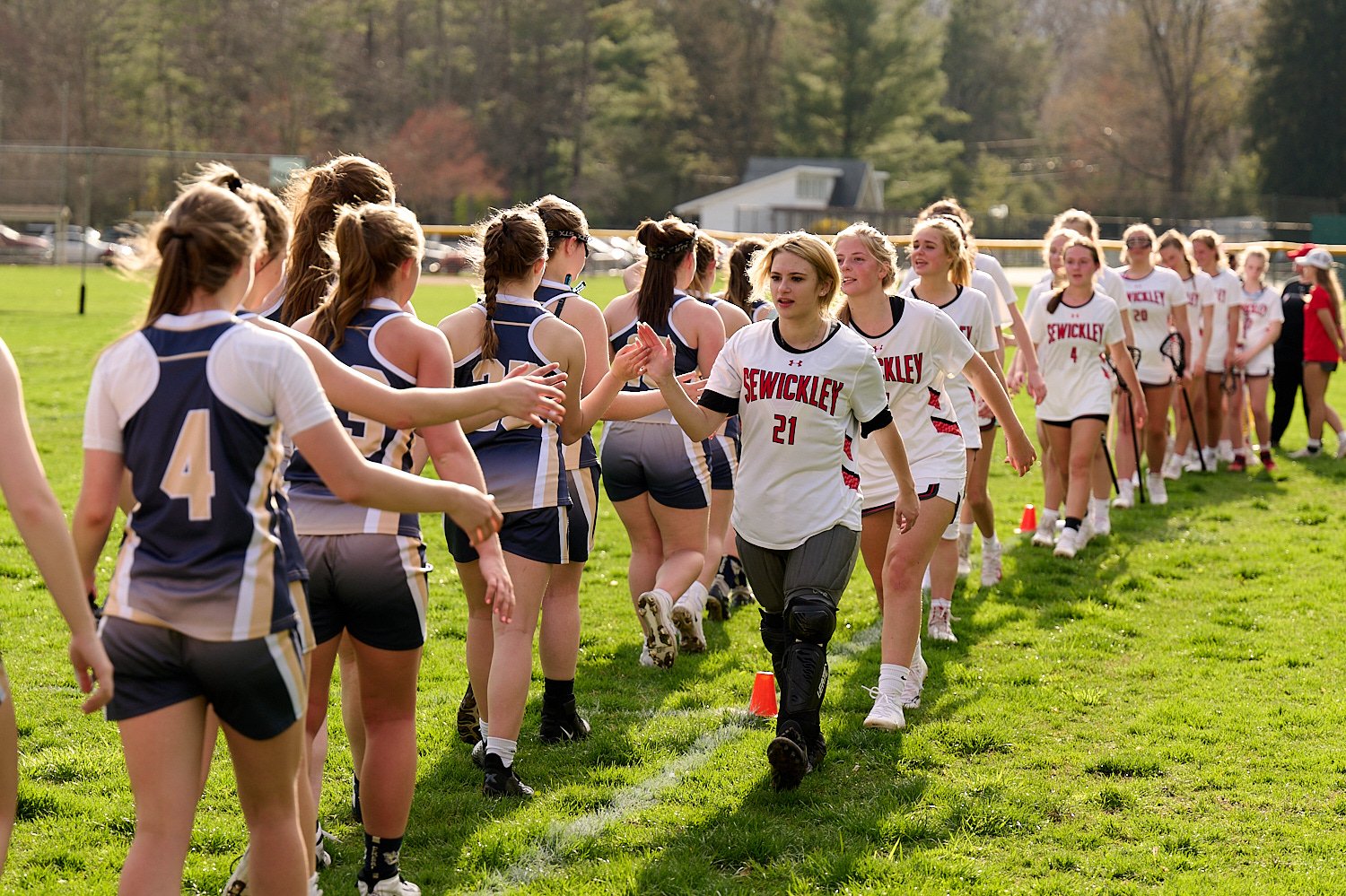 Varsity Girls Lacrosse game