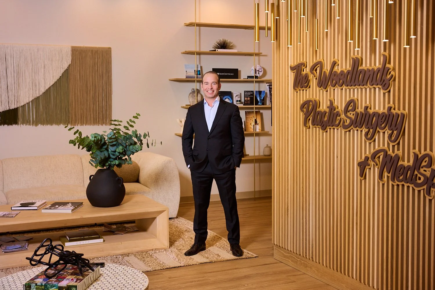 Dr. Bryan Correa of The Woodlands Plastic Surgery | An Editorial Portrait for Living Magazine