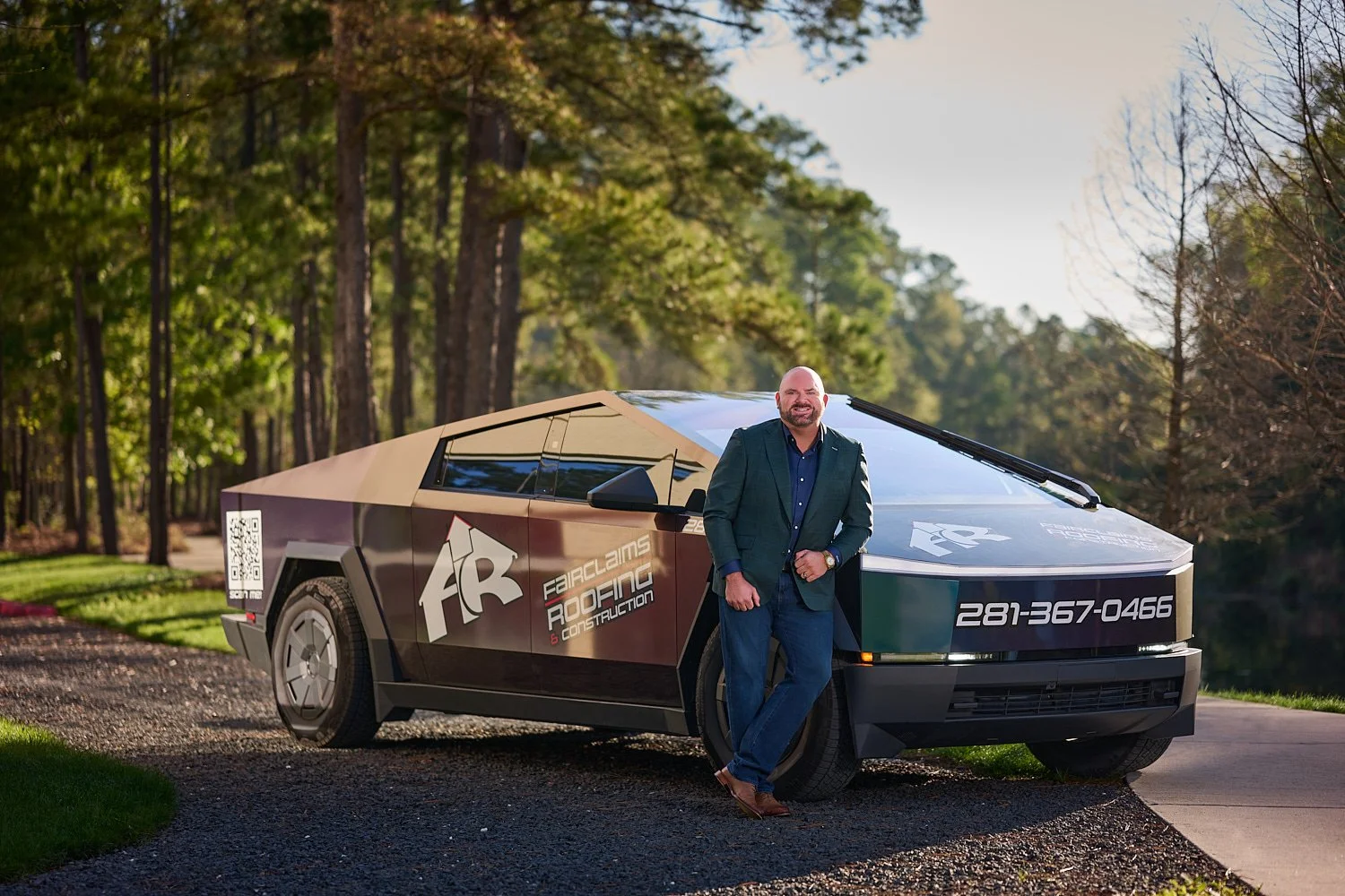 Justin O’Neal of FairClaims Roofing &amp; Construction | An Editorial Portrait for Living Magazine