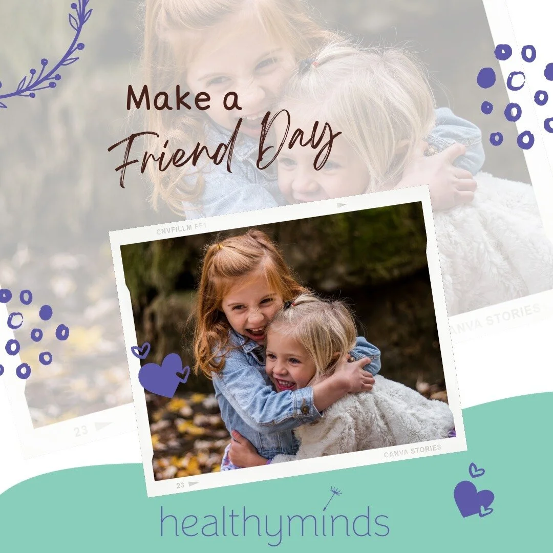 Making friends isn't always easy for some kiddos. Especially in our current climate, it has become increasingly difficult. 

You can support your kiddos on Make a Friend Day, by having an open discussion about the variables that may be holding them b