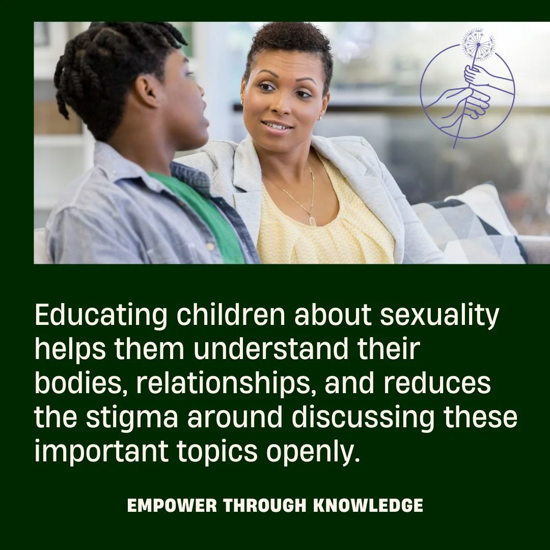 🎉 Let's break the silence! It's time to embrace open, honest conversations about sexuality with our kids. National Family Sexuality Education Month is the perfect opportunity to support one another and foster understanding.
*Empower them with knowle