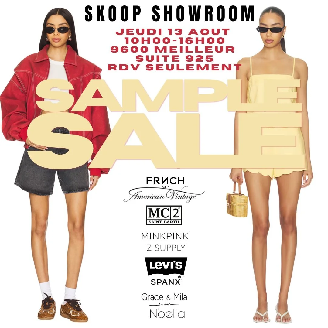 🚨 SAMPLE SALE NEXT WEEK 🚨

Shop major brands at sample-sale prices for one day only.

Appointments are required, with a maximum of 10 shoppers per one-hour time slot.

DM us to reserve your appointment&mdash;spaces are limited and will fill quickly