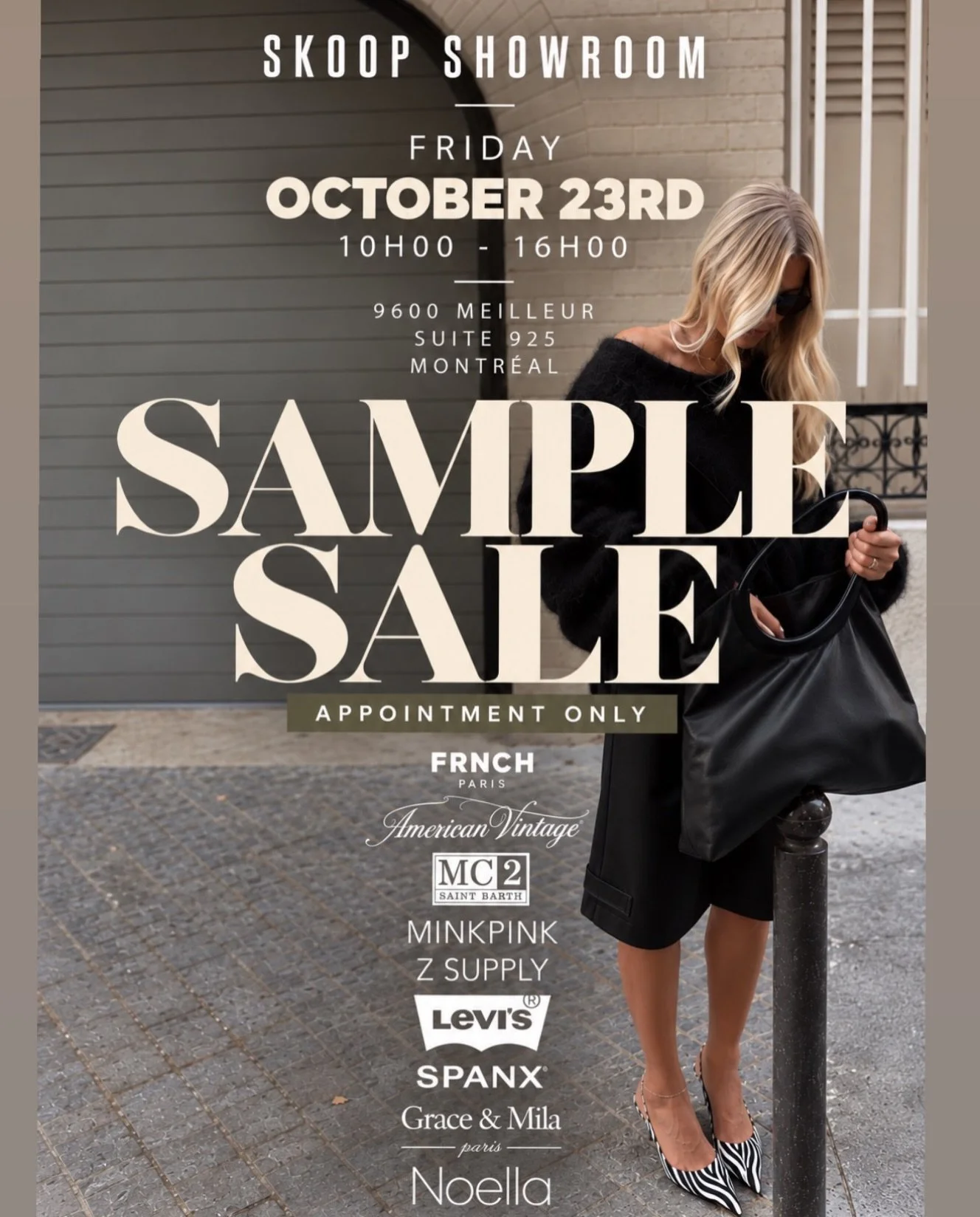 See you tomorrow &hearts;️ #samplesale #montrealfashion #mtllife