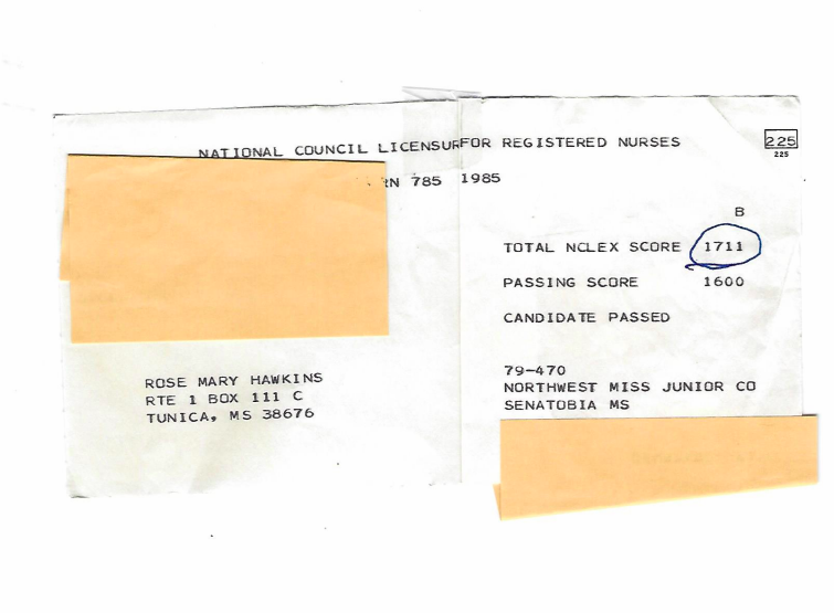 I passed the NCLEX with a final score of 1711.