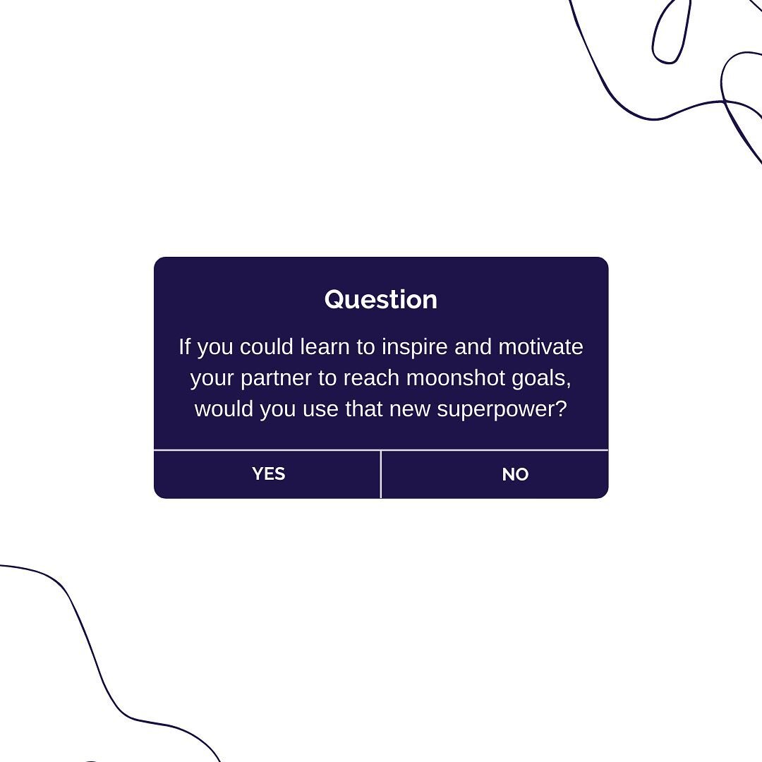 We all want our partners to achieve their goals. The real question is....how? Inspiration &amp; motivation might sound like easy things to do, but there's skill behind doing it right so you can achieve the results you want. ⁠⠀
⁠⠀
It's about:⁠⠀
-Findi