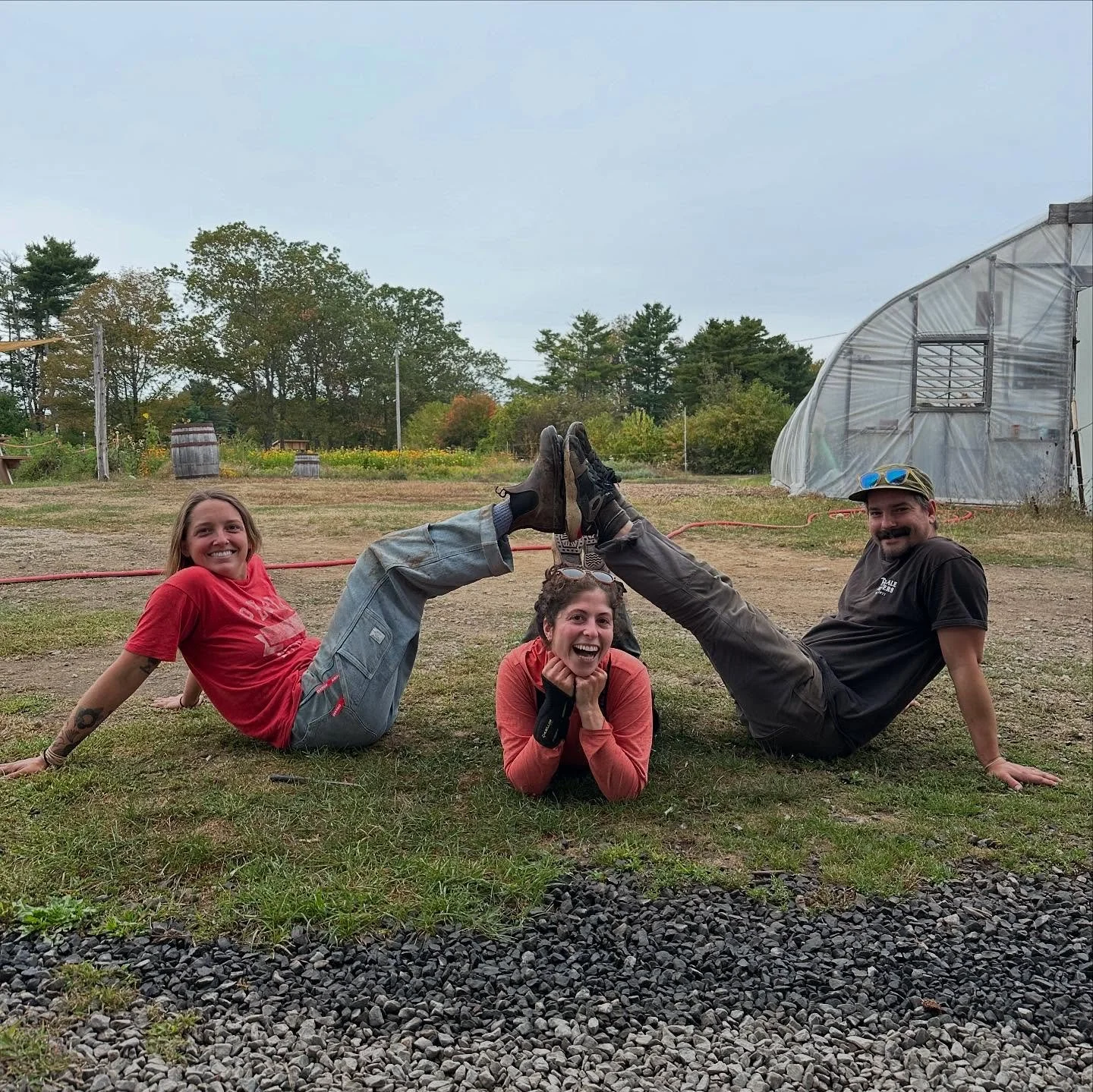 Meet our managers (left to right)! Blair manages the harvest crew, communicates with wholesale customers, and leads the plant sale, all with that signature Blair Flair! Tali manages CSAs, Saturday markets and marketing. There is no doubt you&rsquo;ve