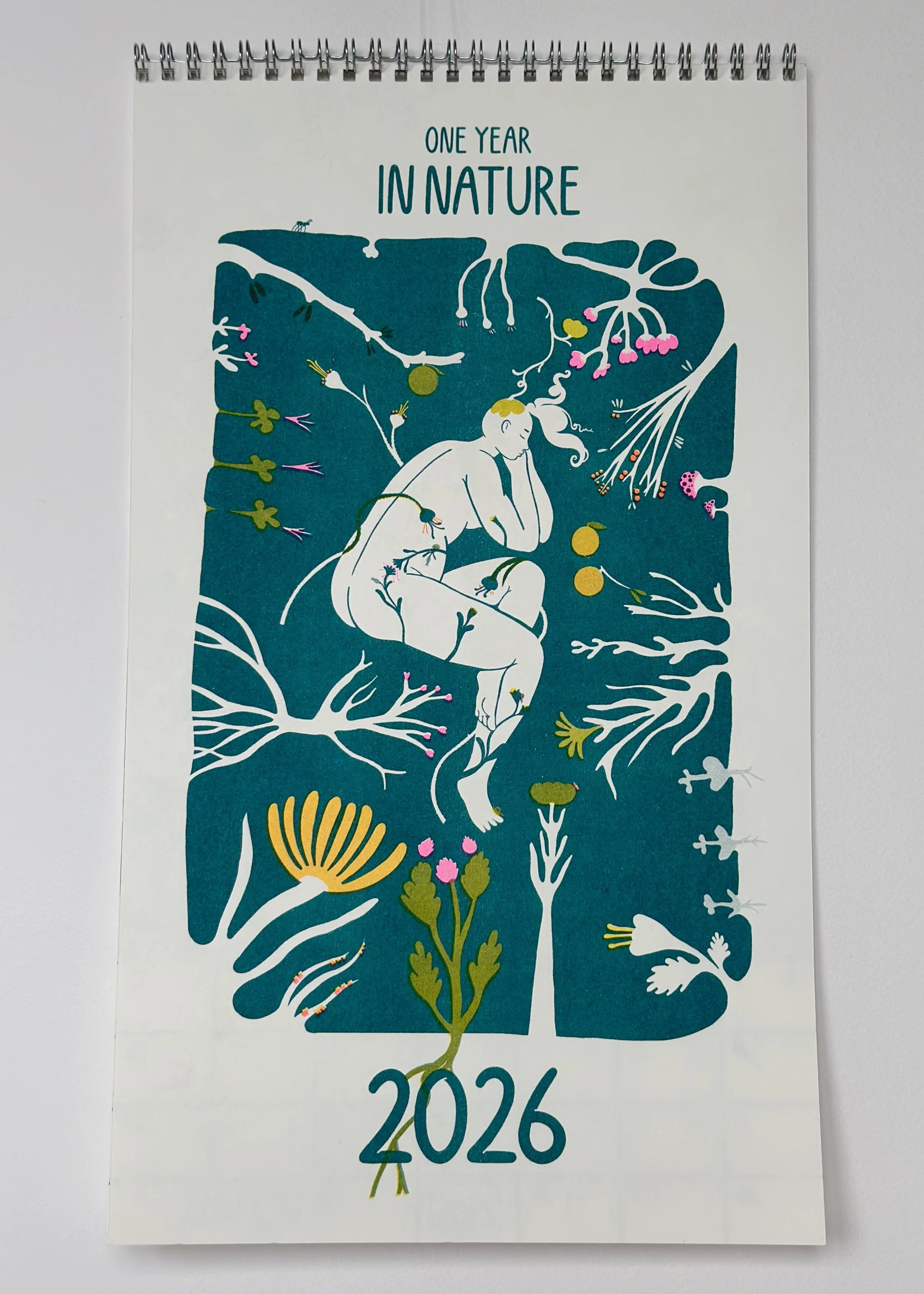 One year in nature 2026 wall calendar