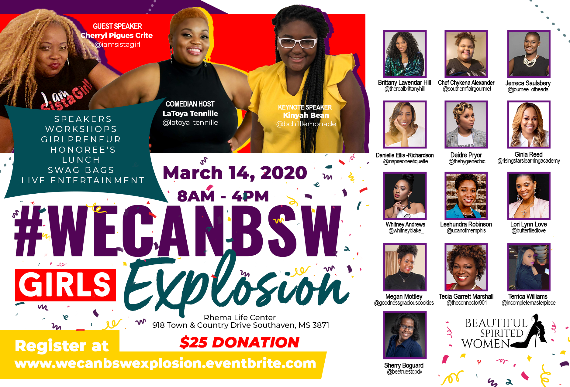 #WECANBSW GIRLS EXPLOSION