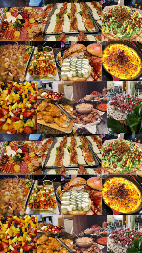 The Liberty Catering Company Hors d'oeuvres Buffet Menu Wedding and