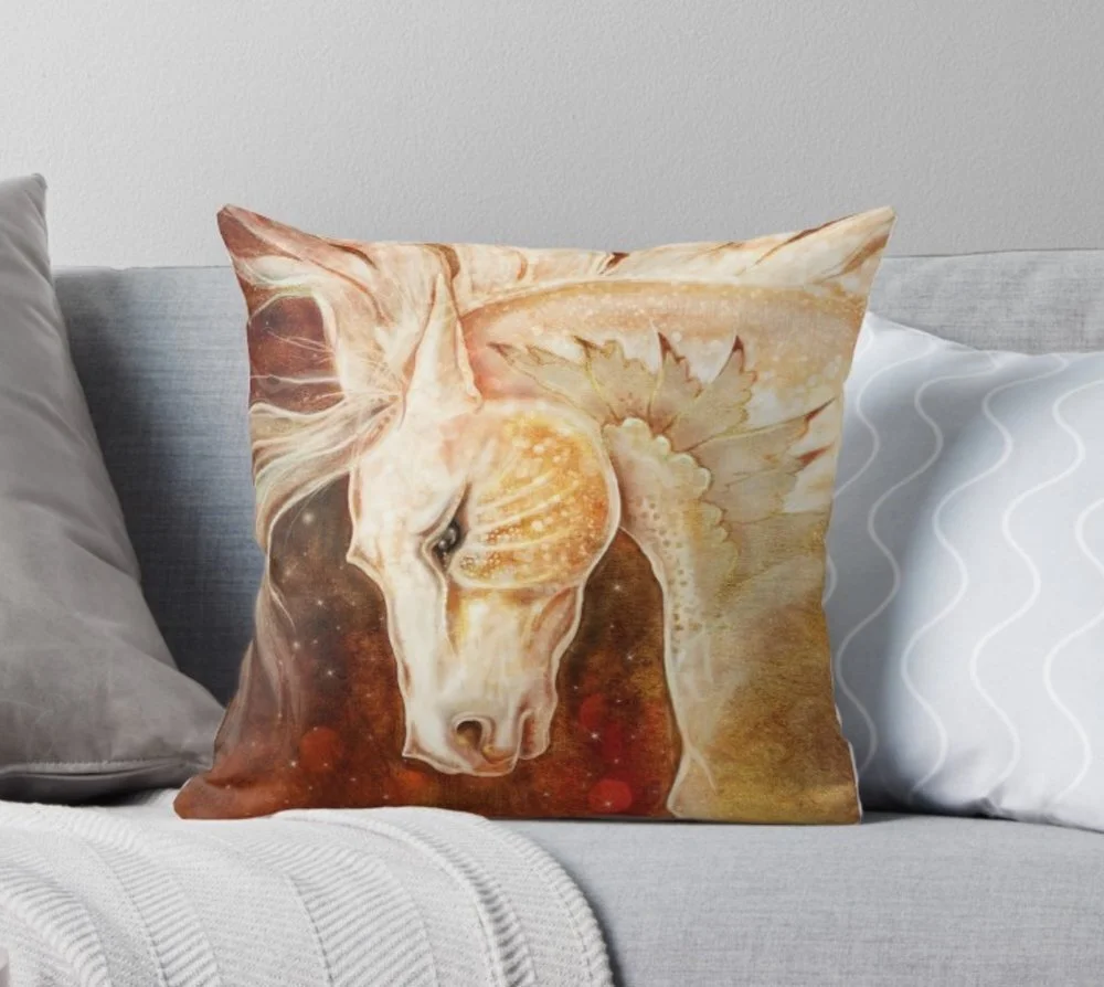 Preview image of Epona artwork on a cushion cover