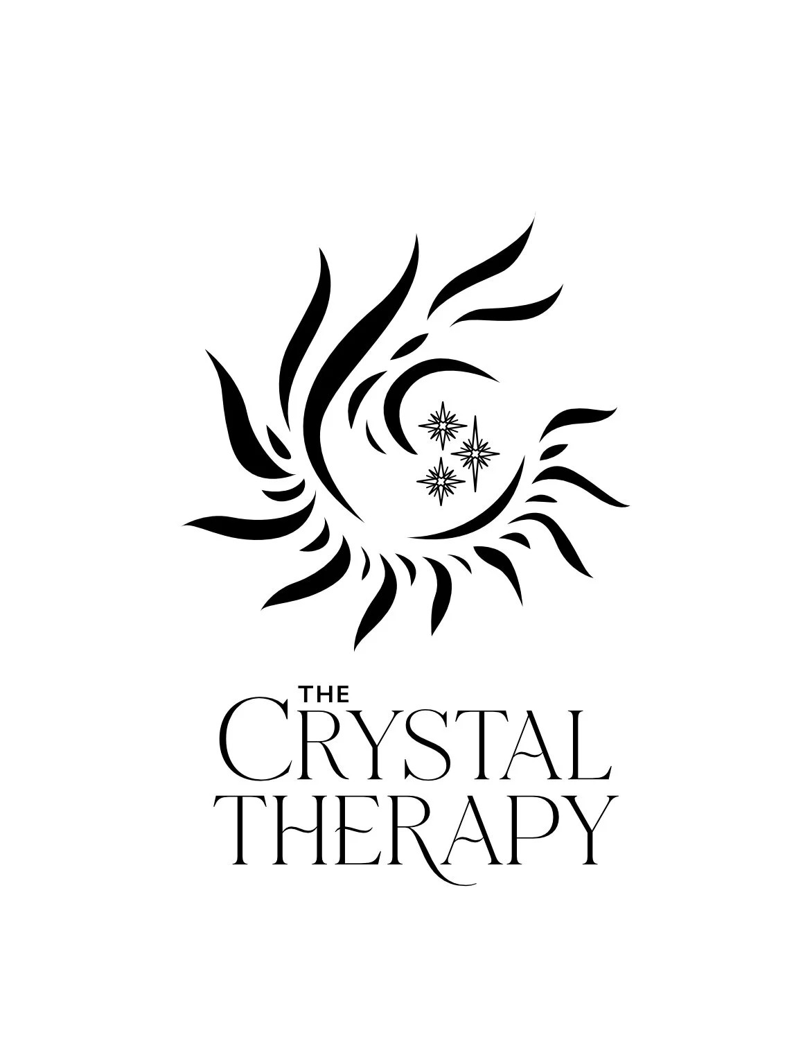 The Crystal Therapy Logo Design