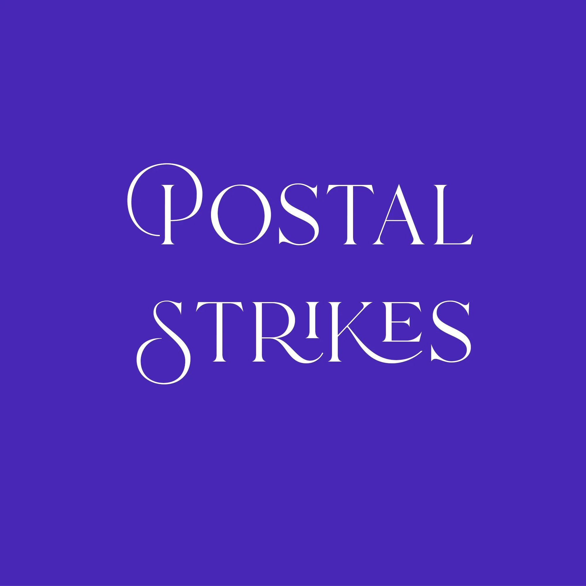 Postal Strikes