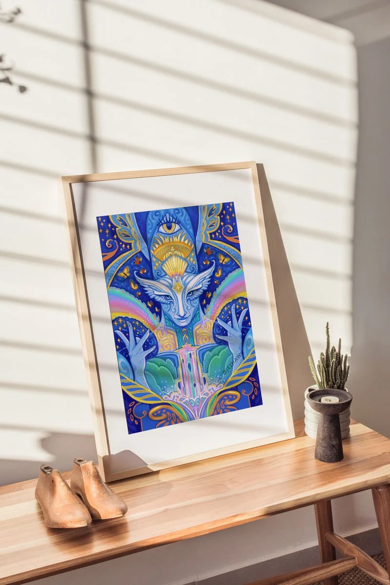 Image of The Magician card from the Spirit Awakening Tarot