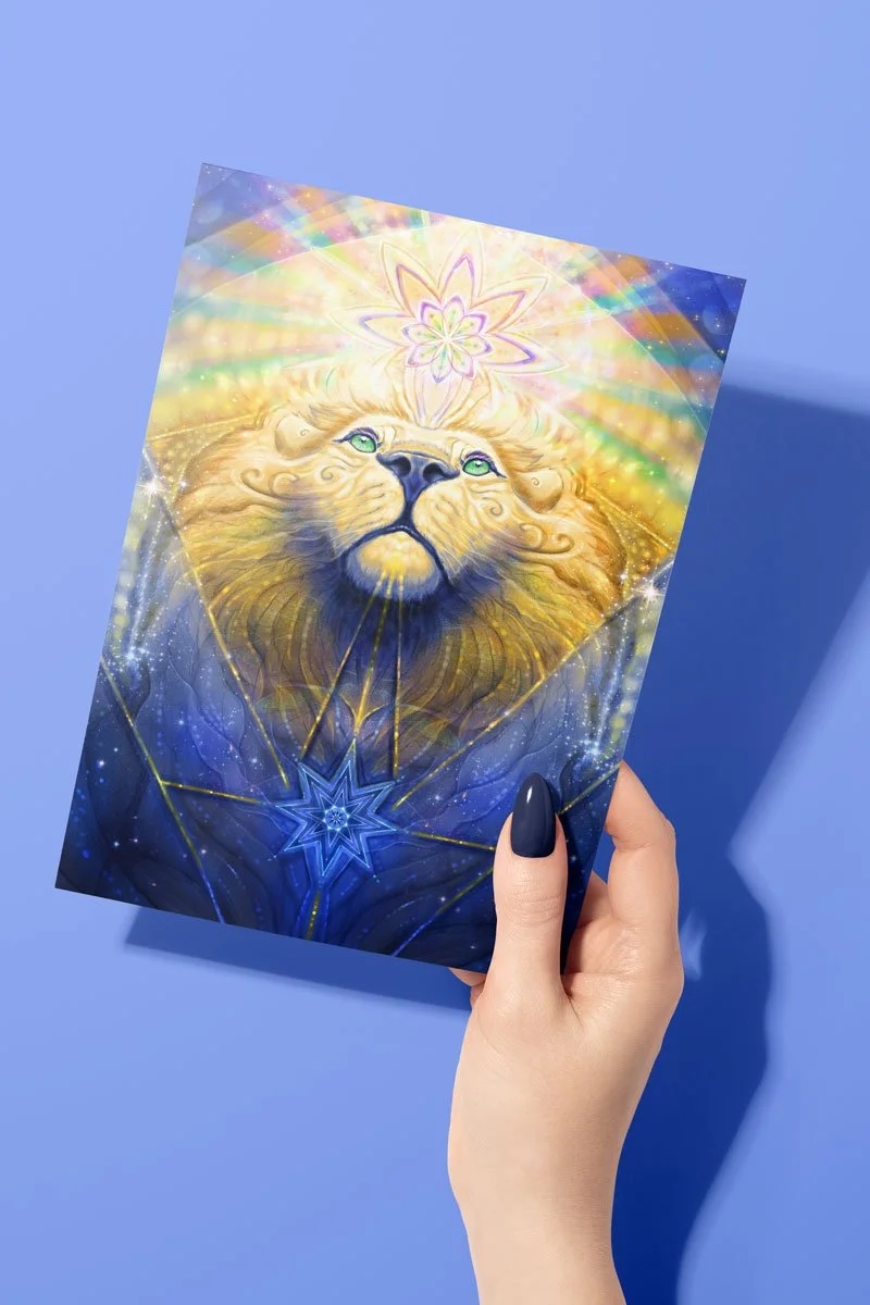 Lion's Gate Portal - Greetings Card