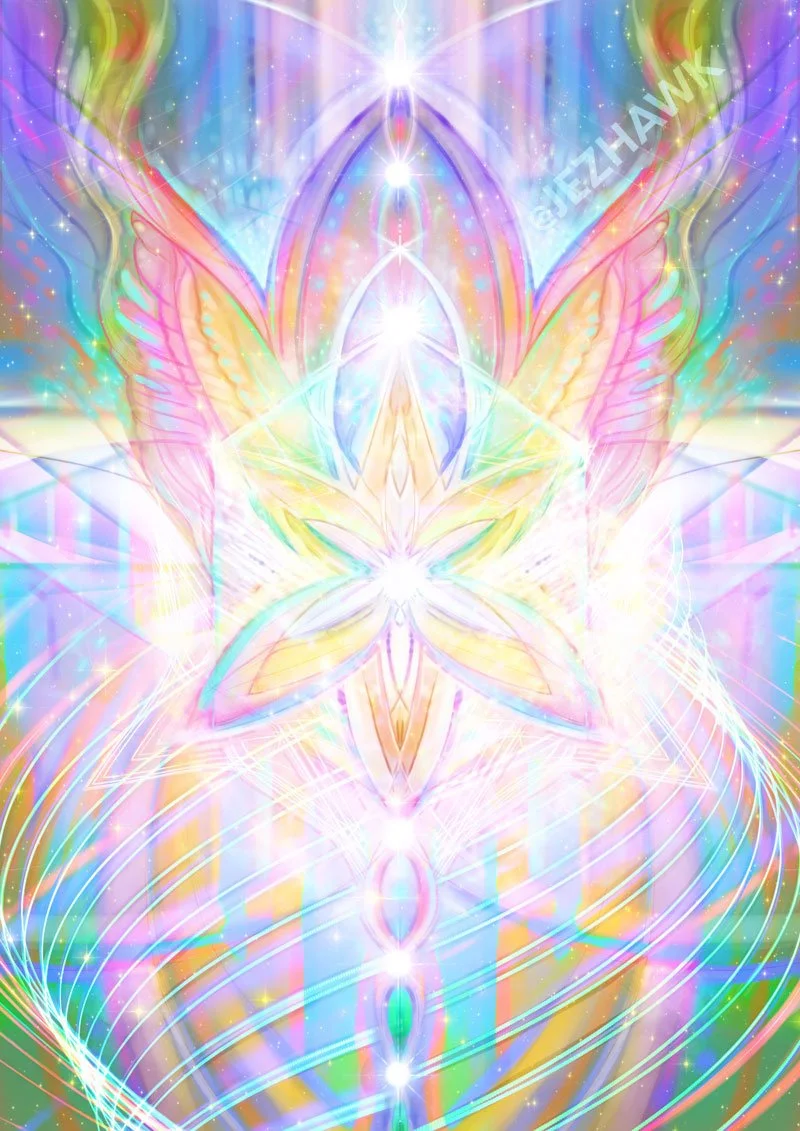The Crystalline Gift - Intuitive Art Print