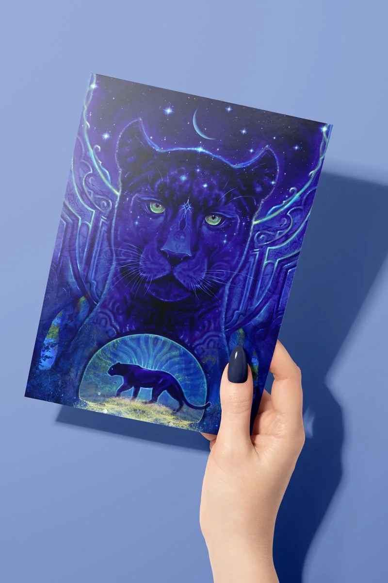 Queen of the Night - Greetings Card