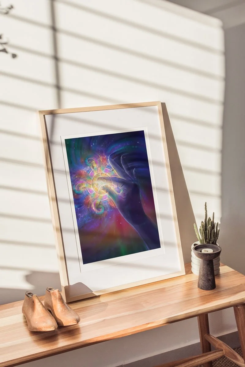 All the Little Helpers - Intuitive Art Print
