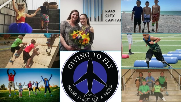 Rain City and Giving to Fly