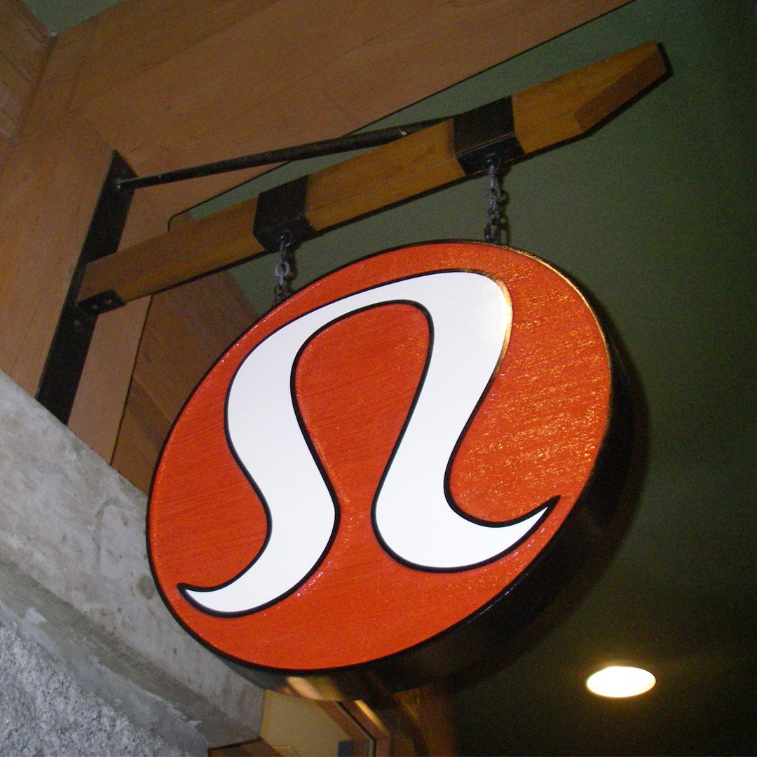 Lululemon | Sandblasted Cedar with Hand-painted Graphics