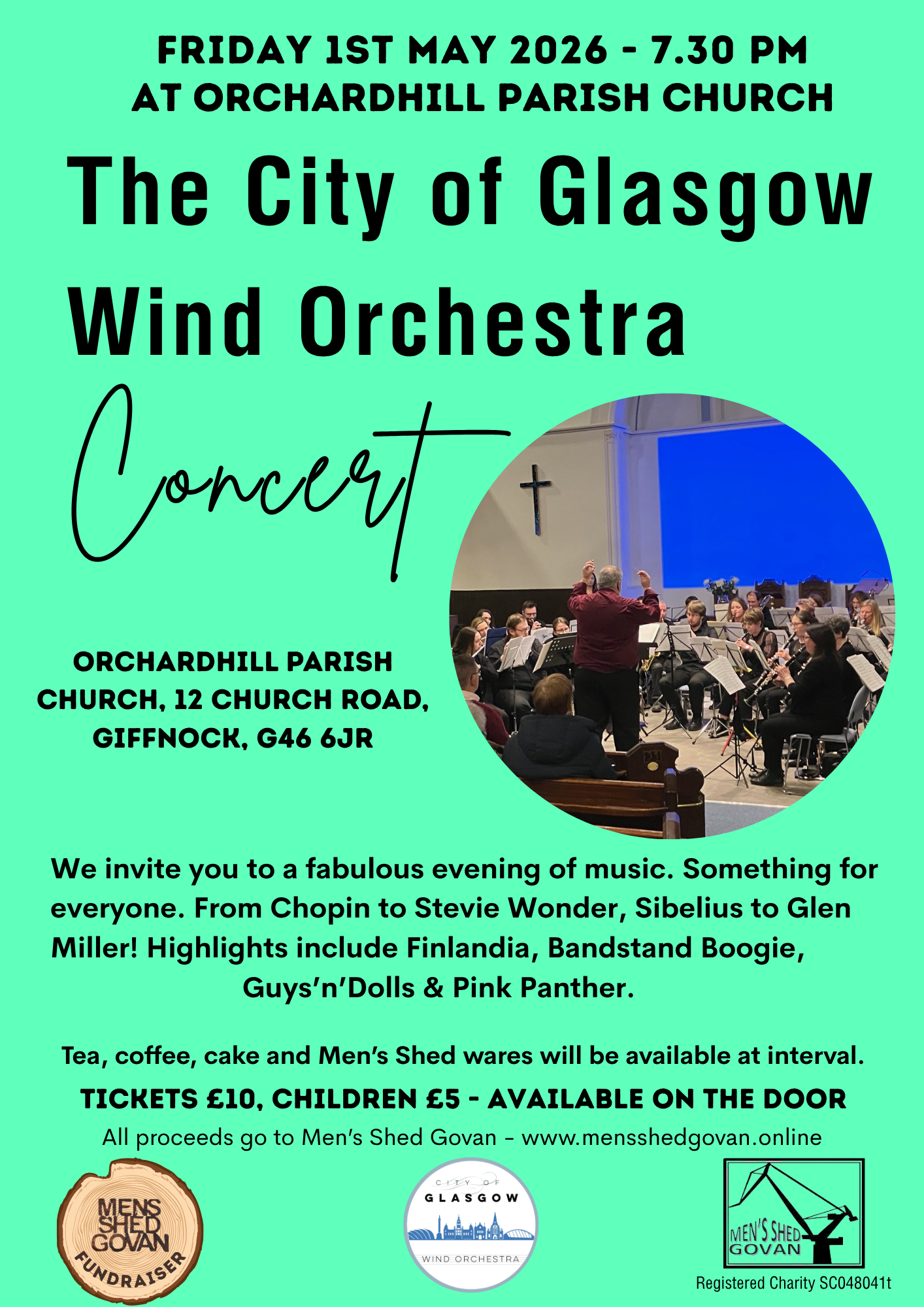 City of Glasgow Wind Orchestra Concert  - Fundraising Event