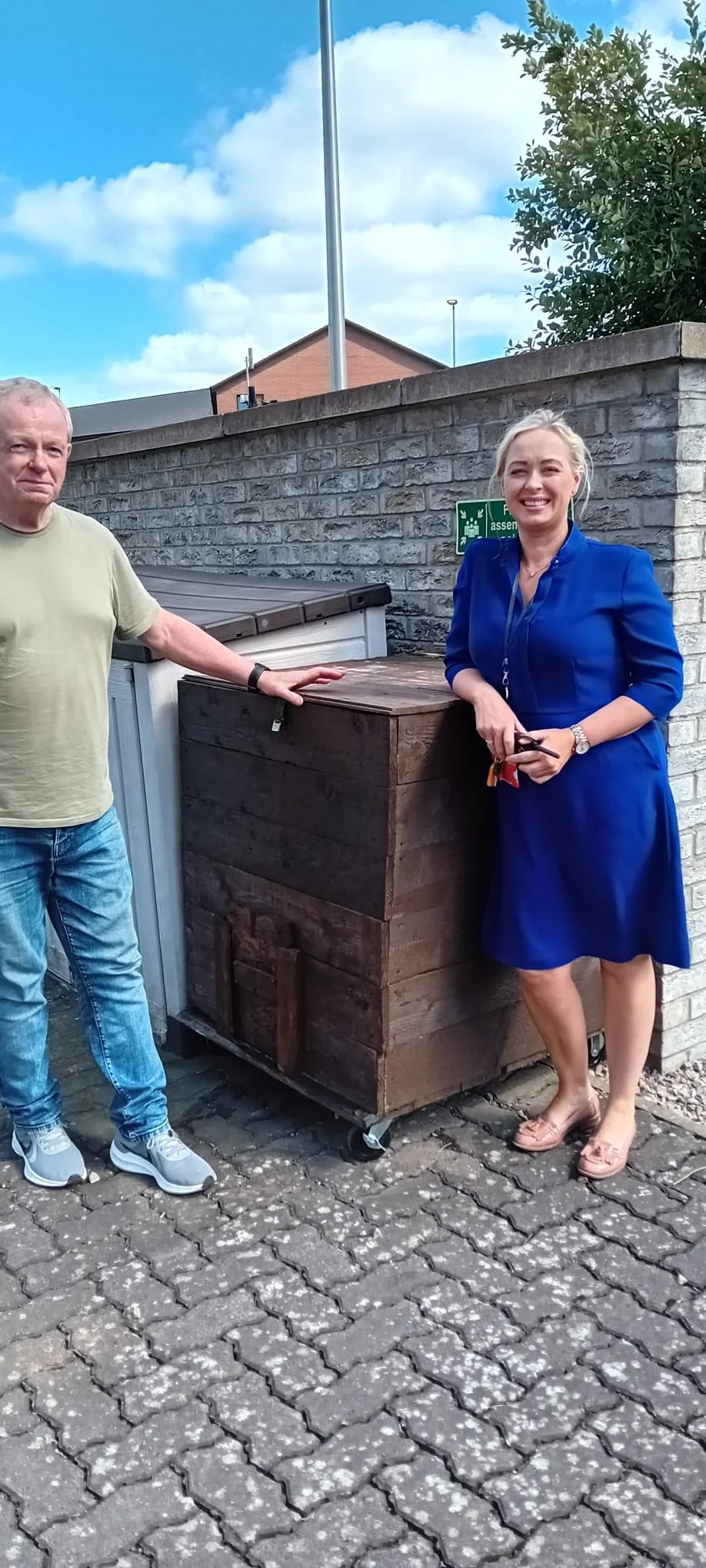 Composter for Ronald MacDonald House.JPG