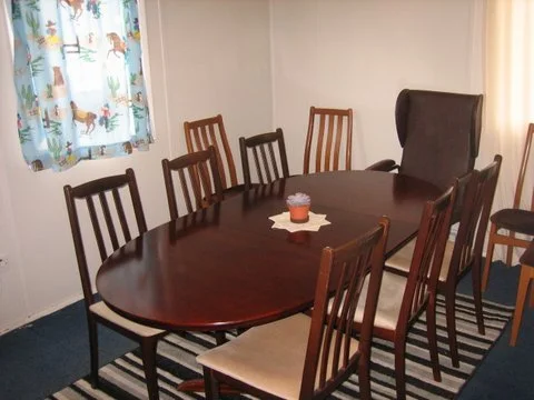 Meeting room set up - with the "Big Chair" for Richard :-)