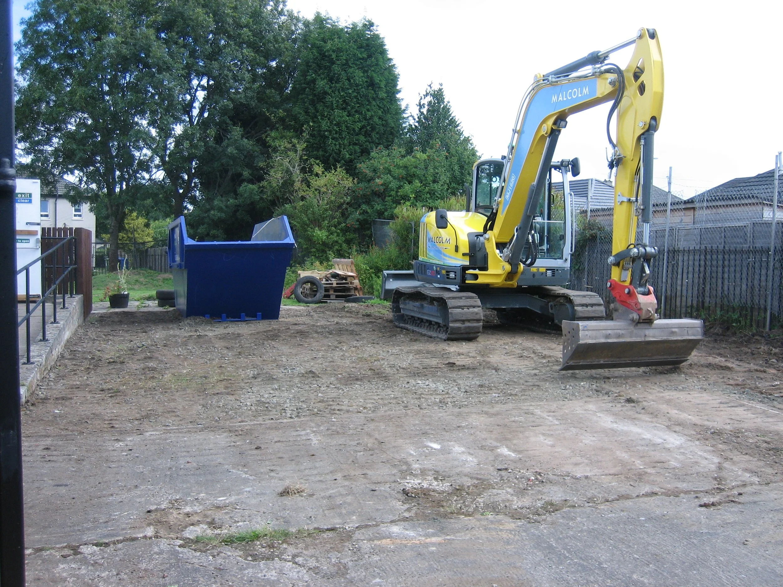 EMR agreed to help us to clear the car park