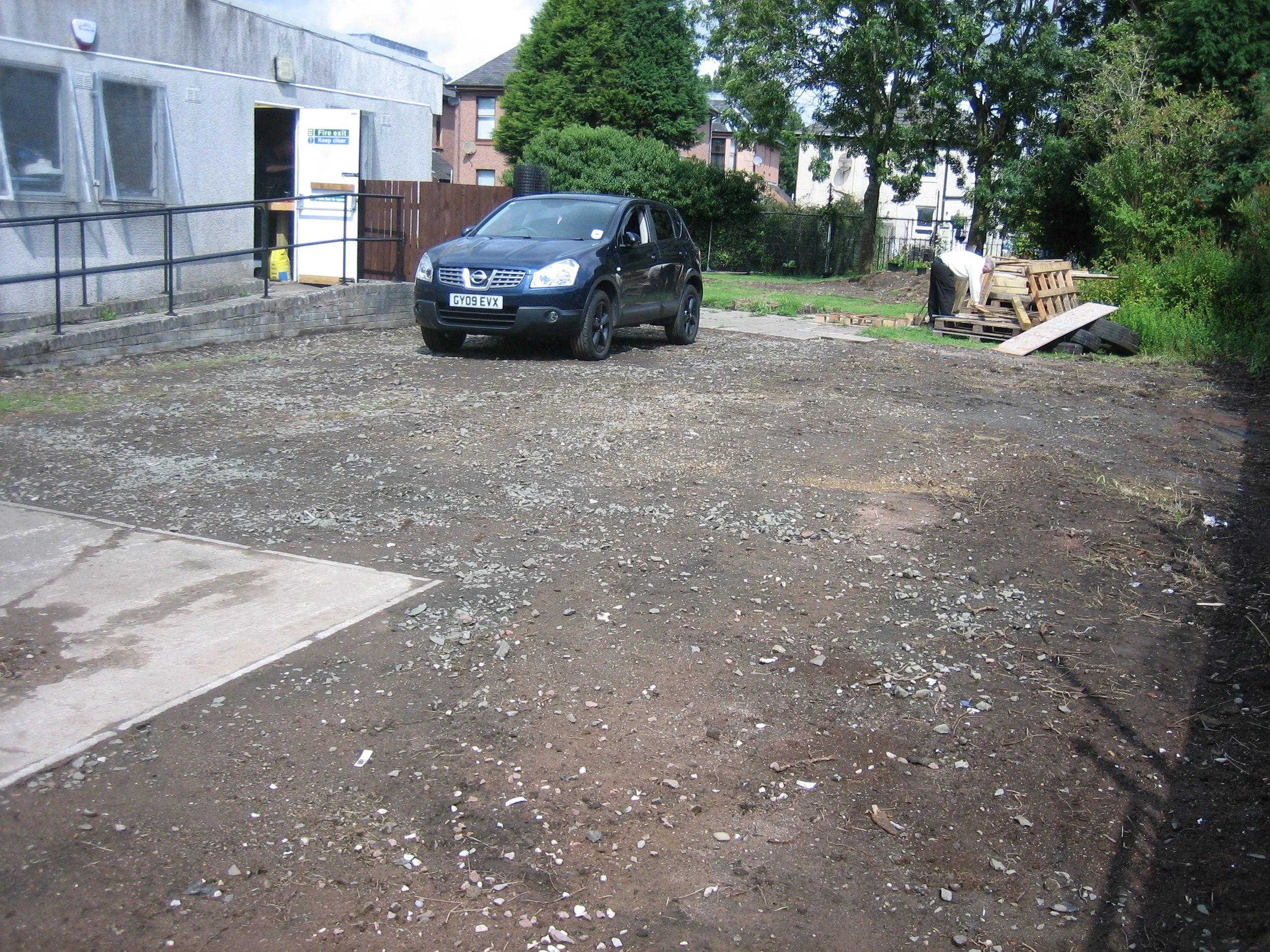Car park cleared