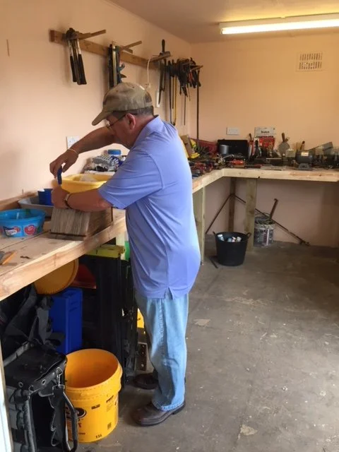 Making bird box.JPG