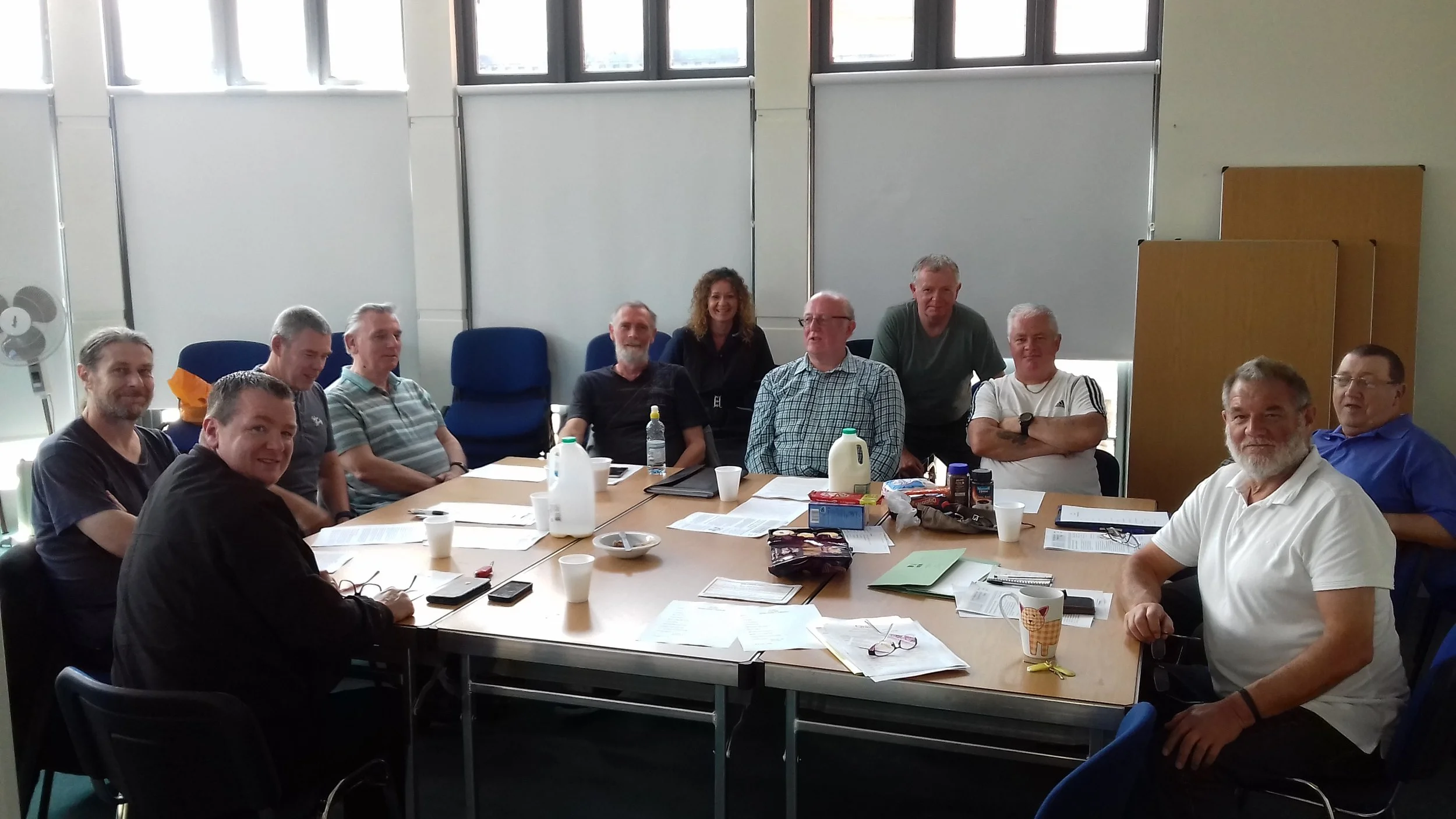 Meeting in Elder park clinic with Counsellor Ricky Bell lending support to us gaining access to 31 Arngask Road - August 2017