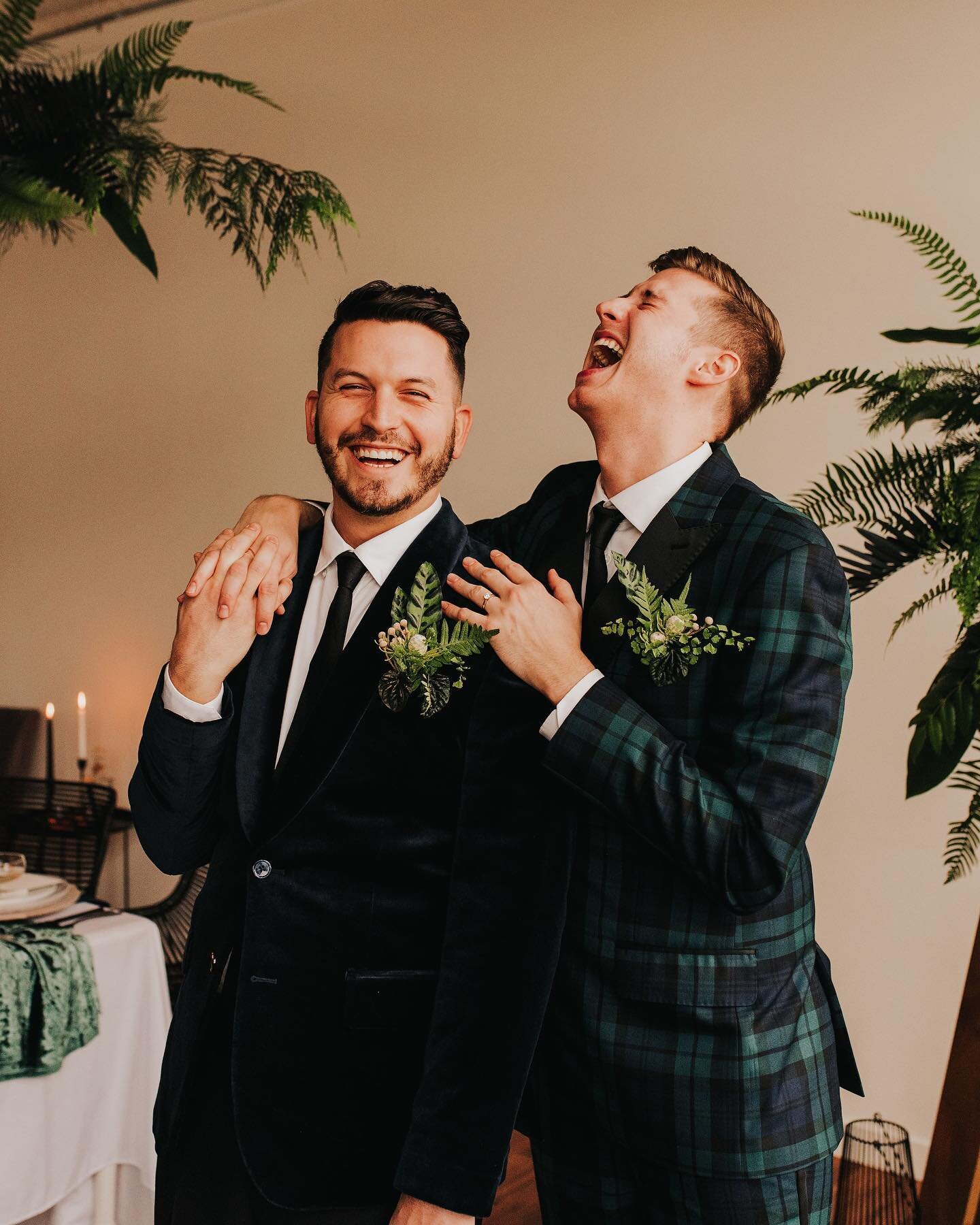 Happy Wedding Weekend @st.aubert &amp; @plantzaddyjosh ! I can&rsquo;t wait for this weekend celebrating your love!!😍 They modeled for a styled shoot for @modandmaple (an amazing wedding planner duo who are both also clients of mine!) &amp; I nearly