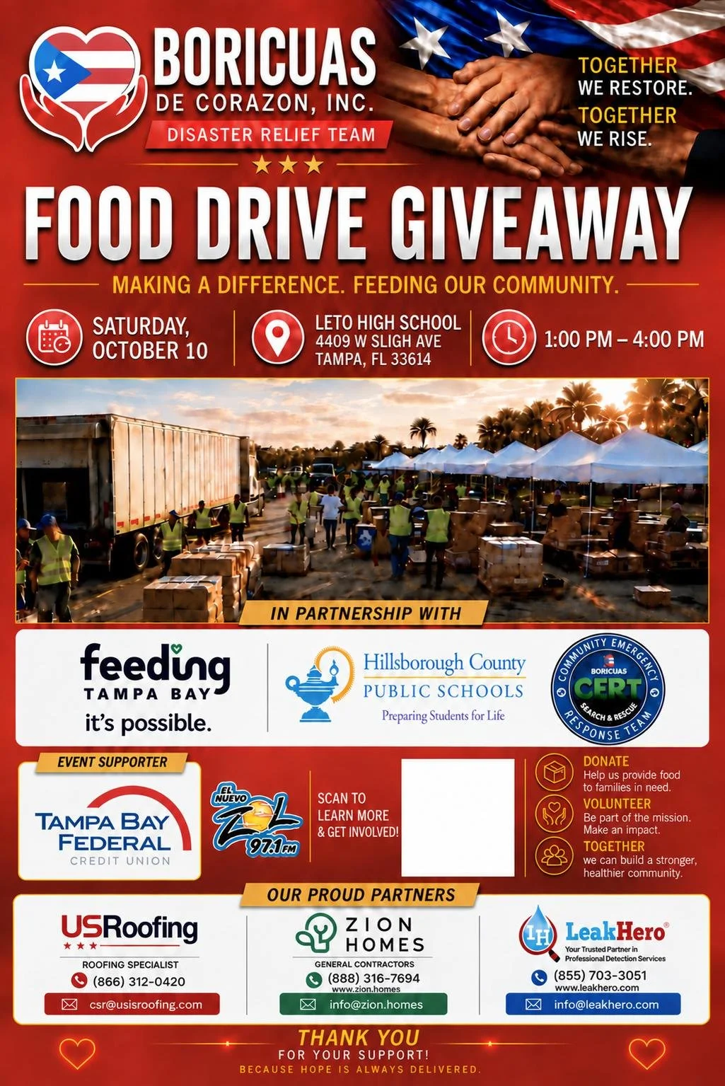 FOOD DRIVE LETO HS
