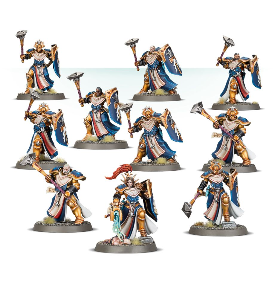 Pack De 3 Sequitors Stormcast Eternals Warhammer AOS - Figurines En Plastique à Peindre