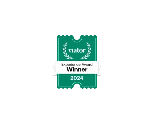 A digital badge for the Vator Experience Award 2024 showing 'Winner' in bold, with laurel wreath graphics and a green background.