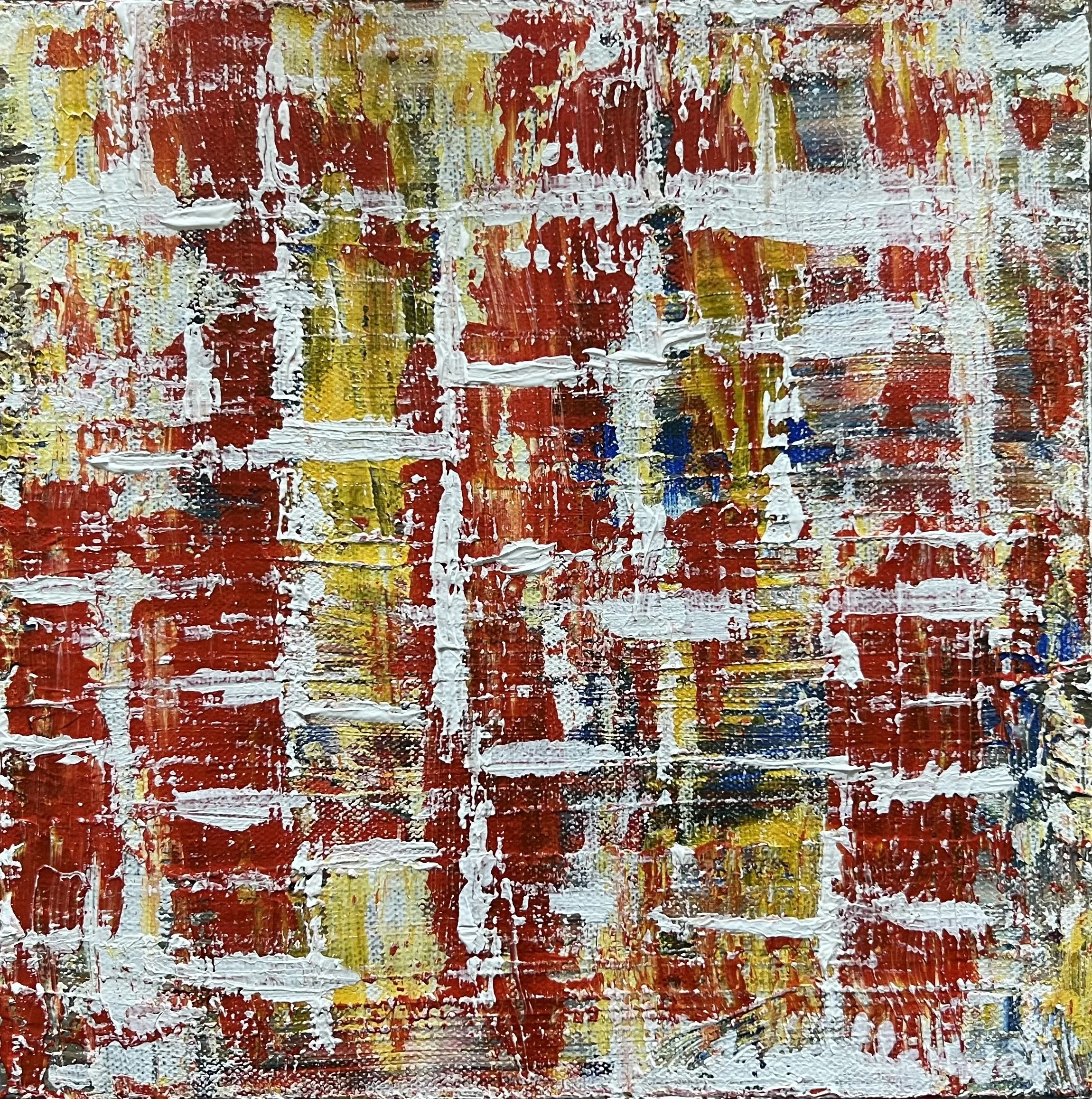 "work iCal" - 10"x10" - acrylic on canvas