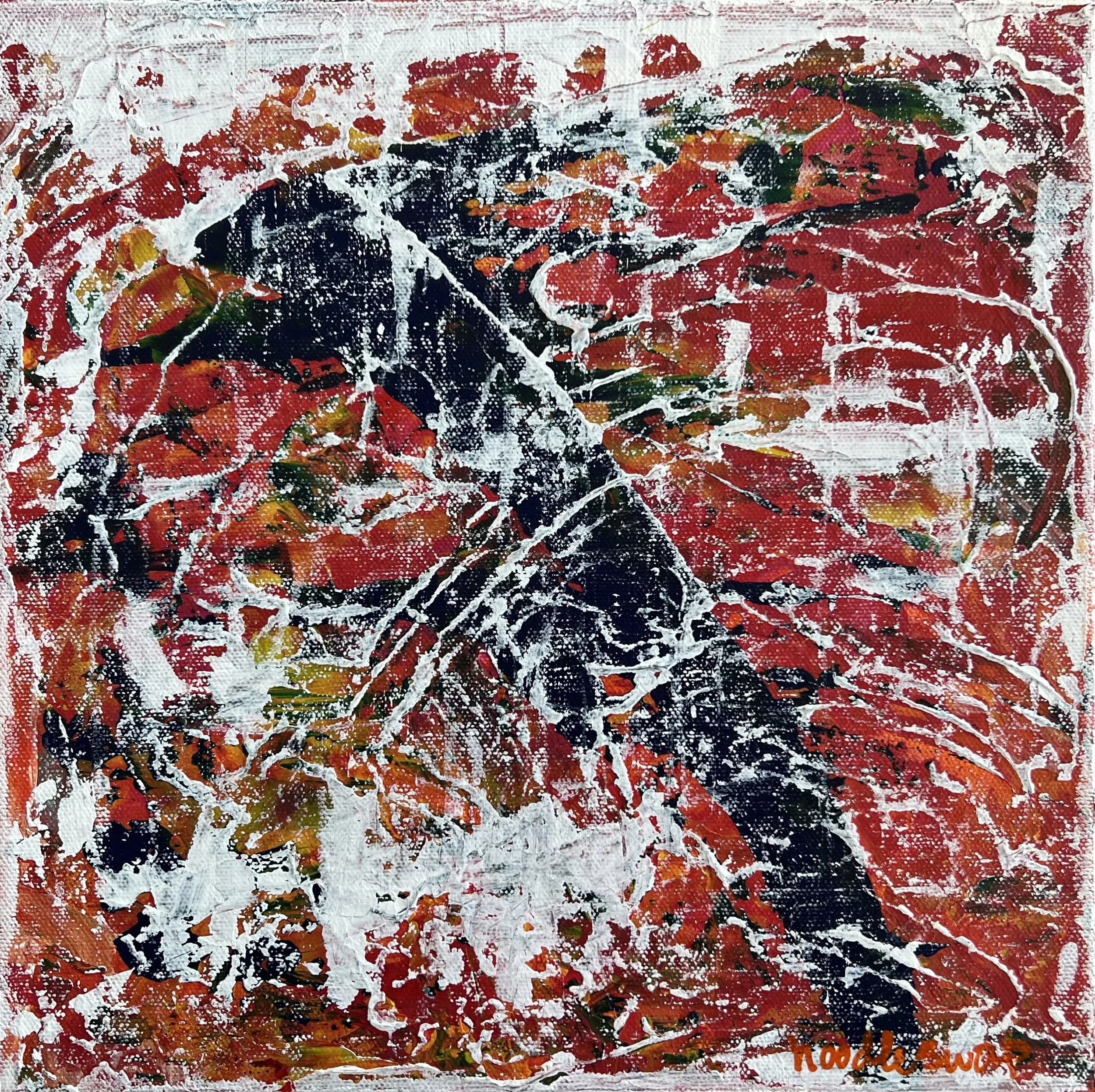 "nell" 12in x 12in, acrylic on canvas