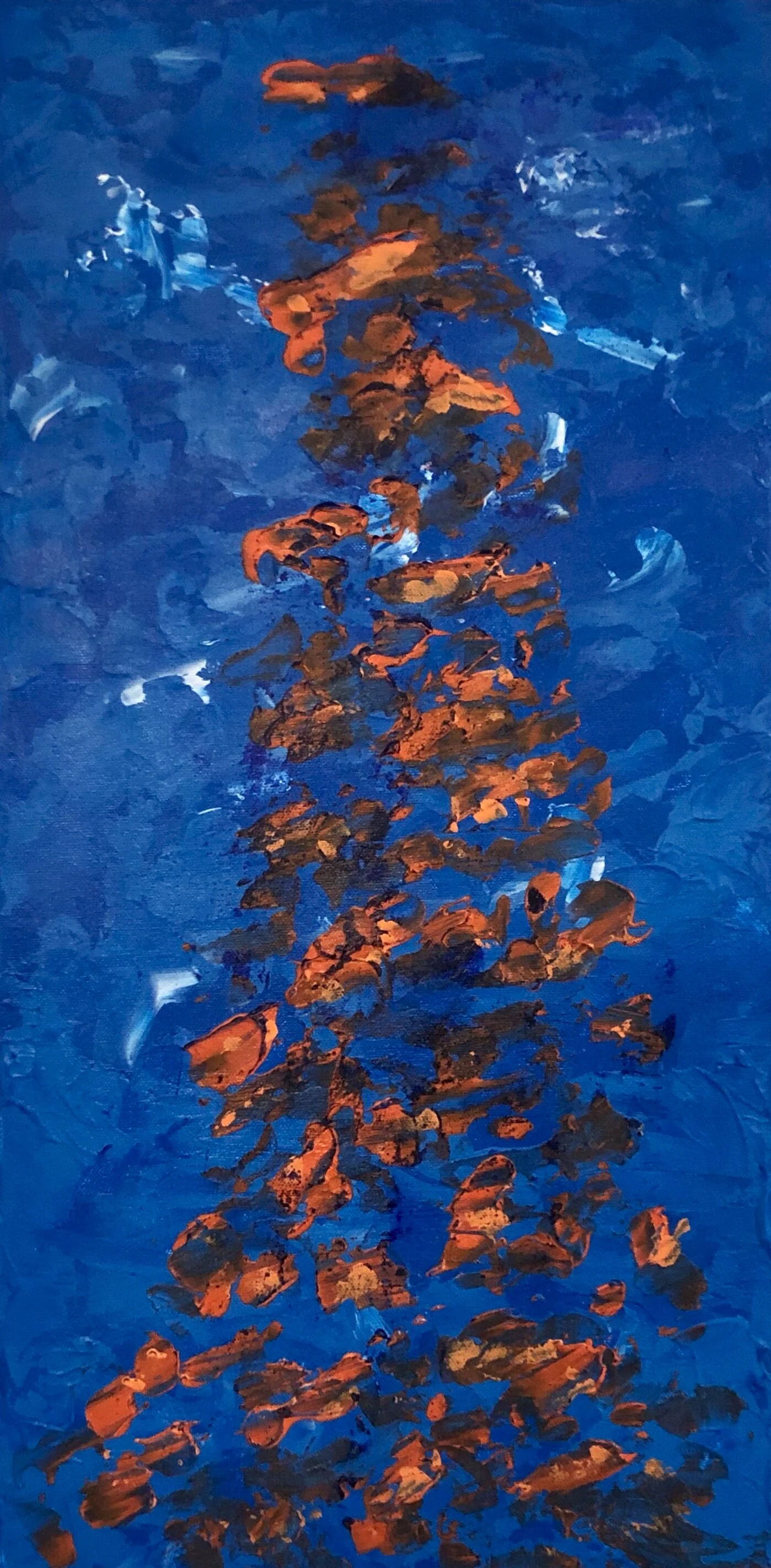 "palmer" - 24"x12" - acrylic on canvas