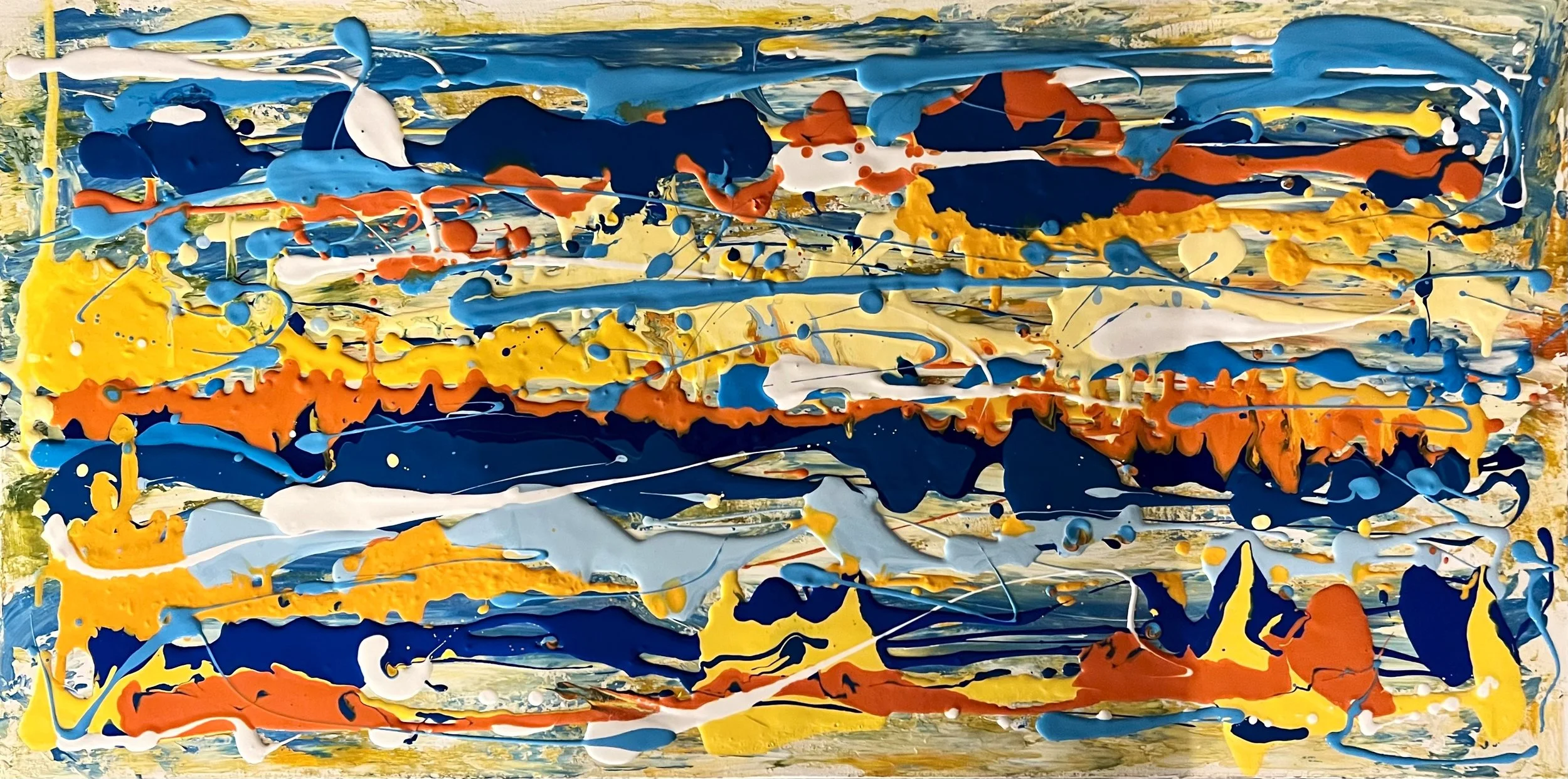 "Theresa" - 24"x48" - acrylic on canvas