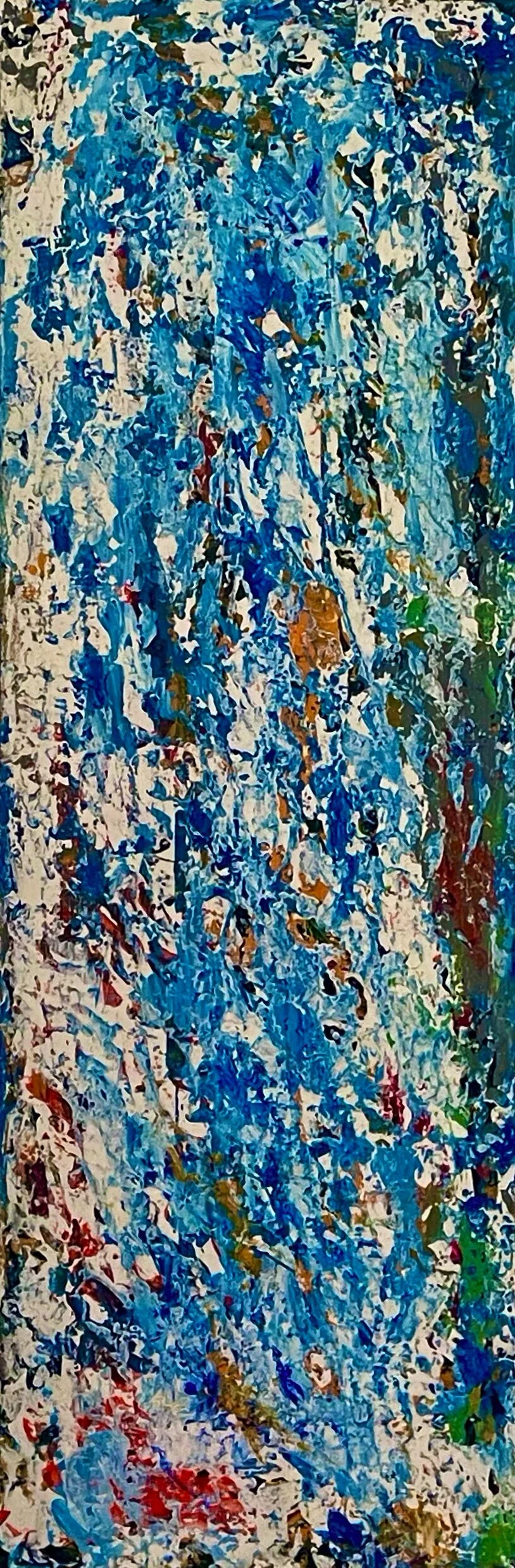"lewy" - 36"x12" - acrylic on canvas