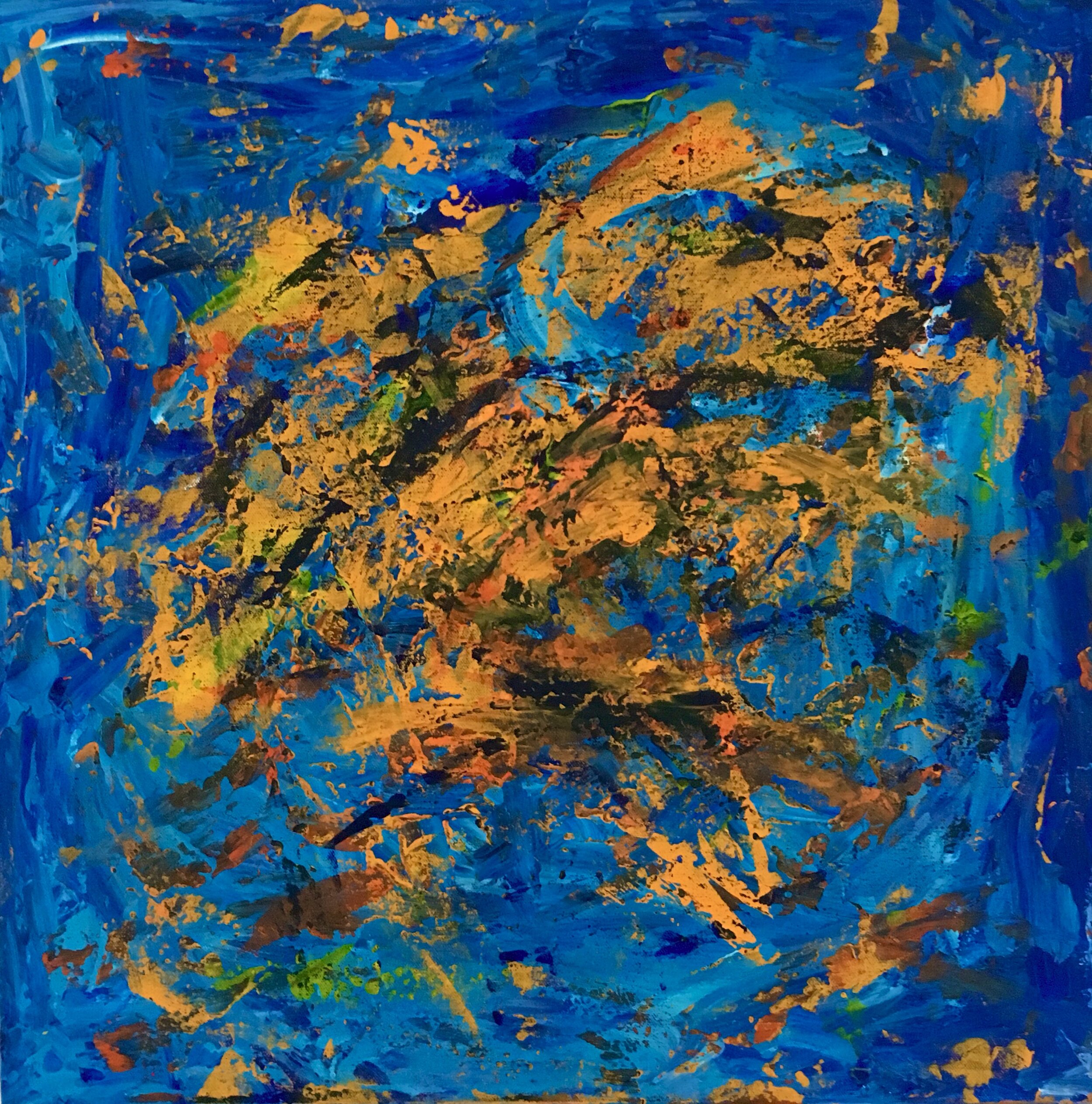 "june" - 24"x24" - acrylic on canvas