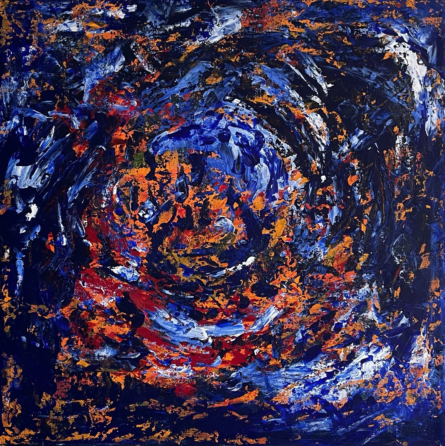 "tracy" - 24"x24" - acrylic on canvas