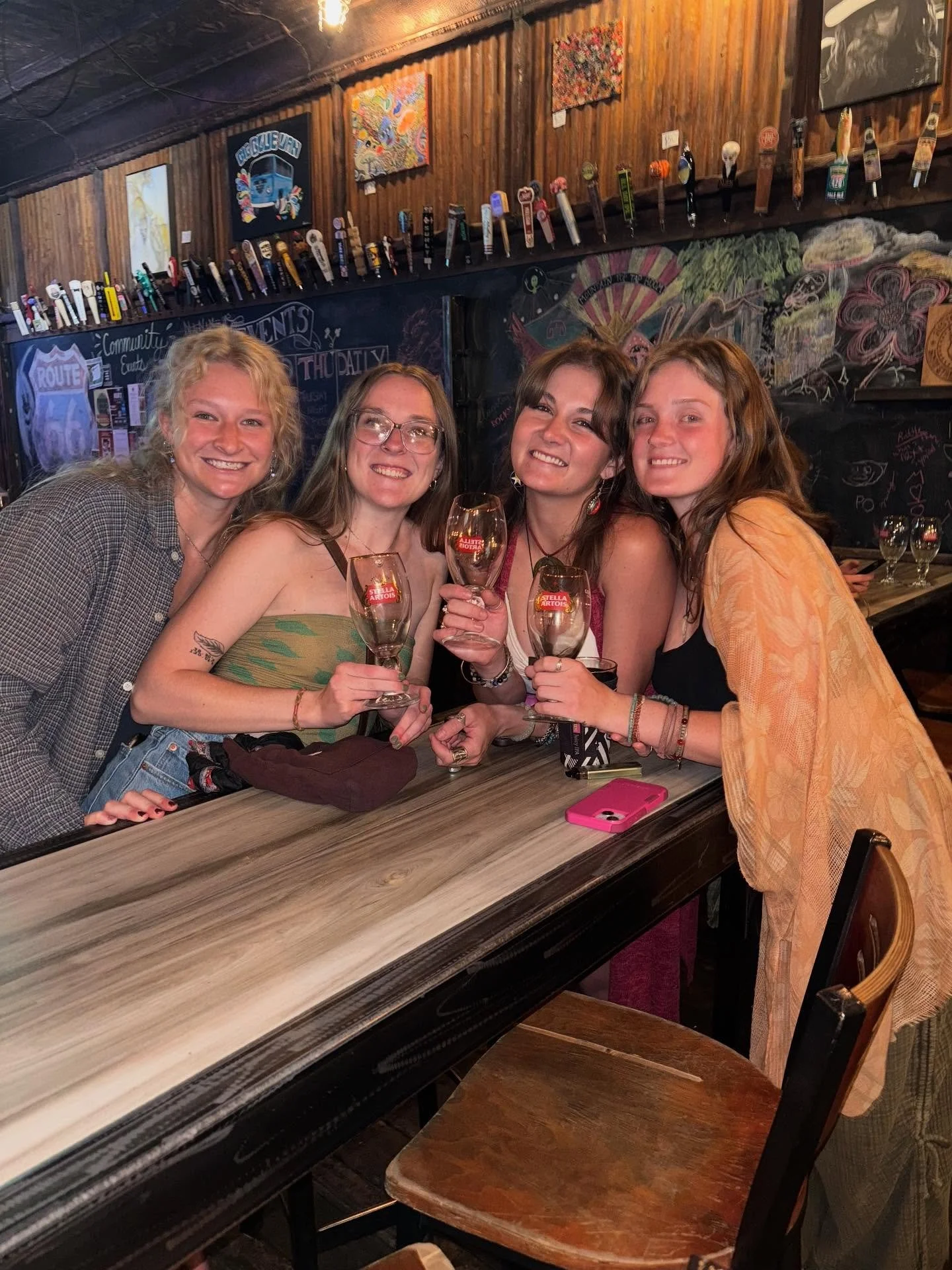 Huge thank you to @hensleybeverage and all our wonderful patrons for participating in our Stella Chalice Engraving night! We had so much fun customizing our own glasses to take home. We still have Stella on draft&hellip;along with 38 other craft beer